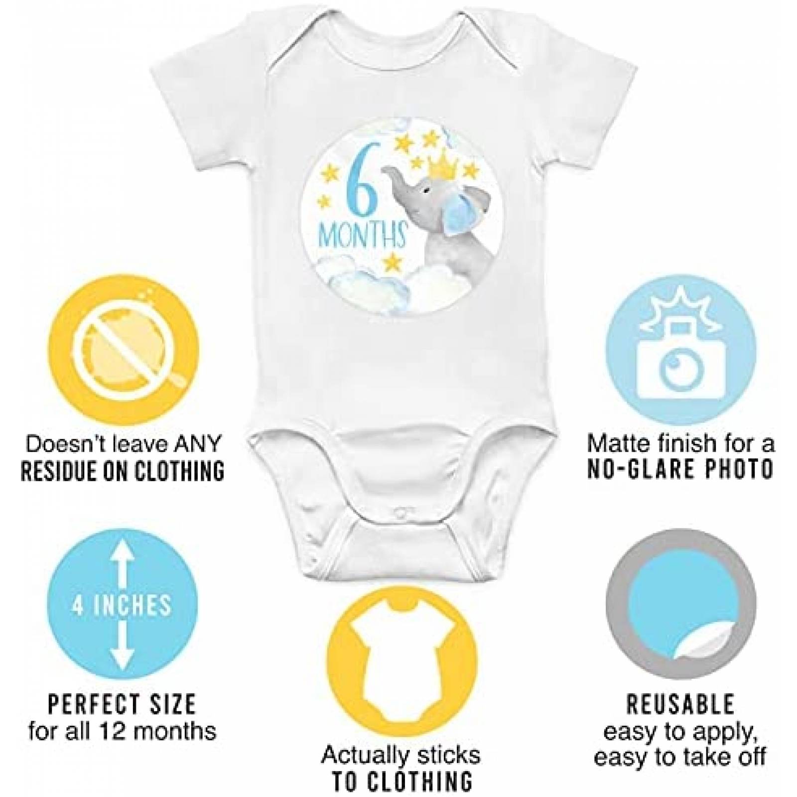 Paquete Stickers Hadley Designs Festividades Bebe 20pzas