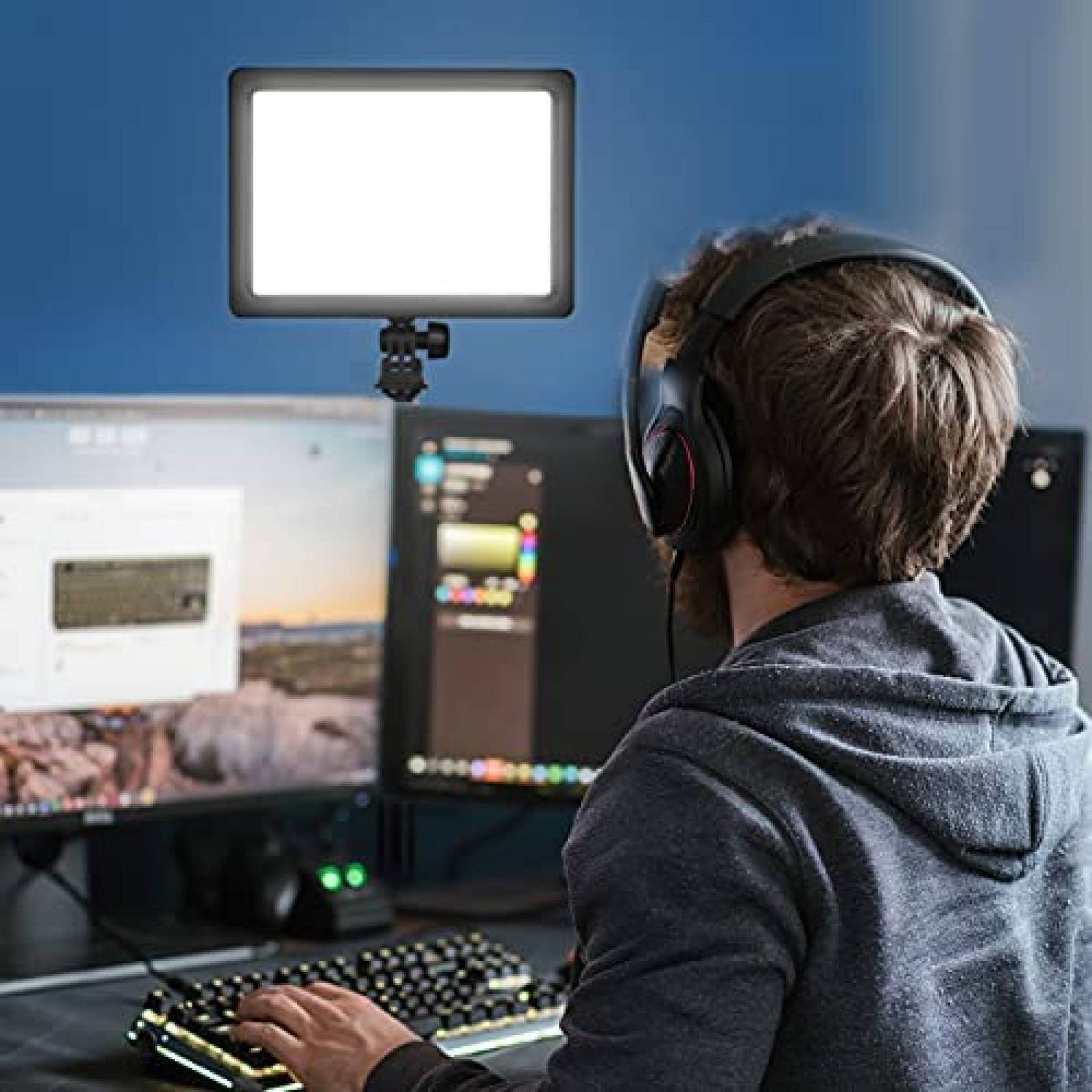 Soporte Camara EMART Aluminio 1/4" Mesa DSLR -Negro