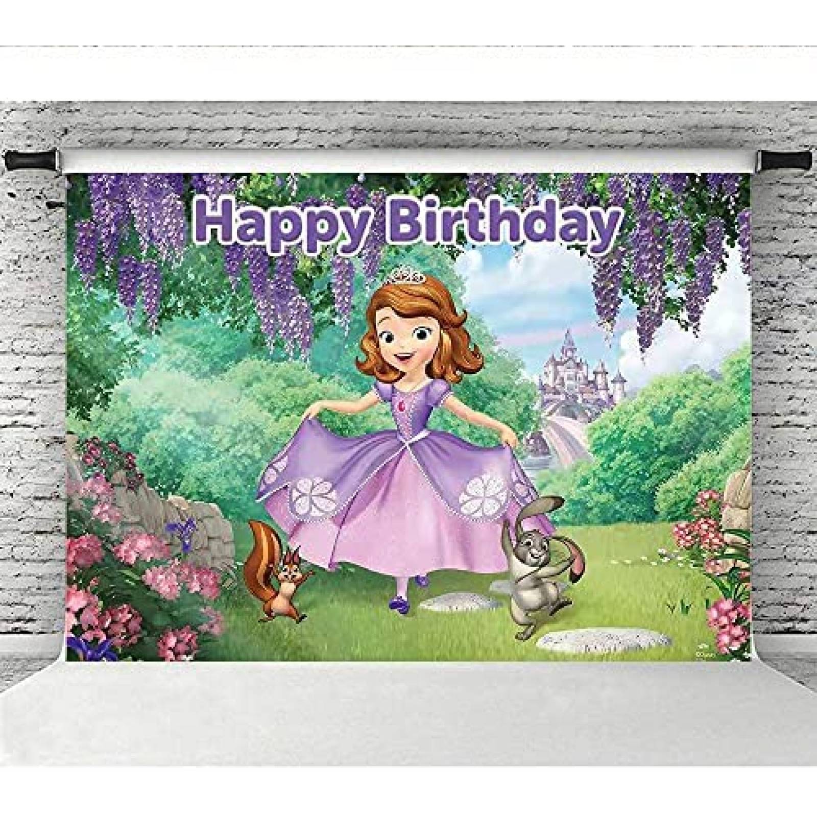 Fondo Fotografia Dawei Princesita Sofia Decoracion 5x3 Pies