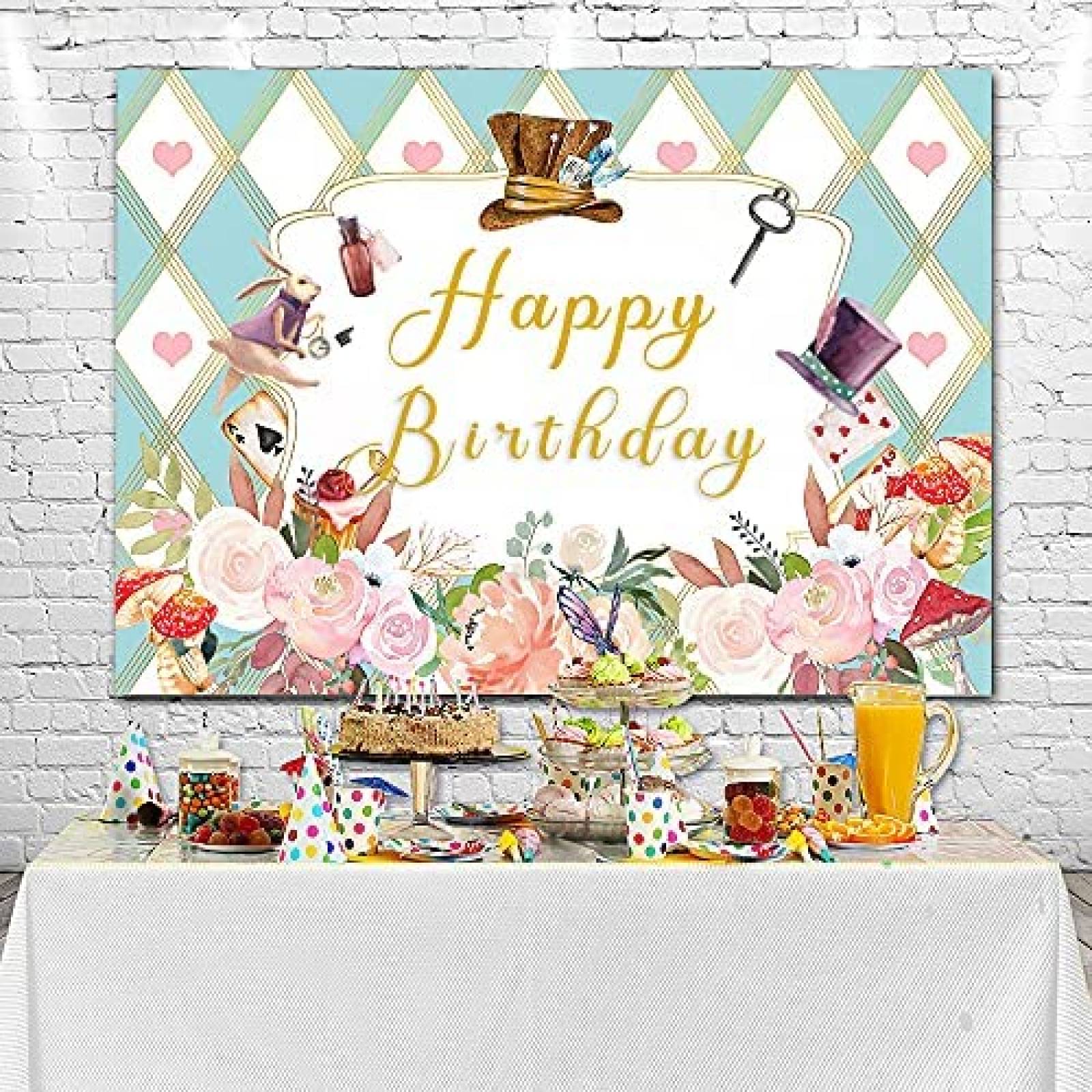 Fondo Cuffucer de Alicia en el pais de las maravillas