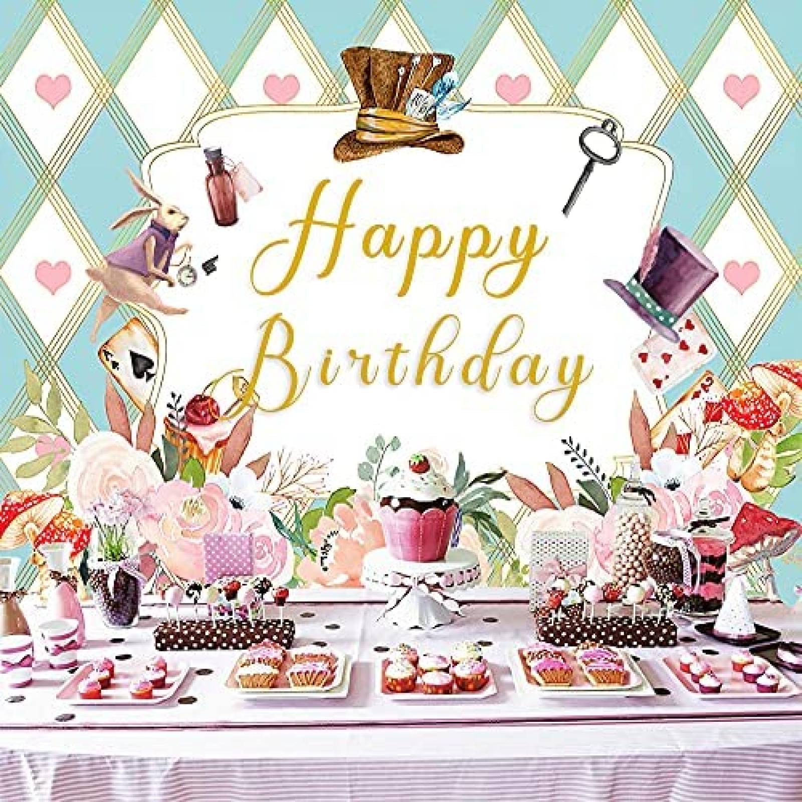 Fondo Cuffucer de Alicia en el pais de las maravillas