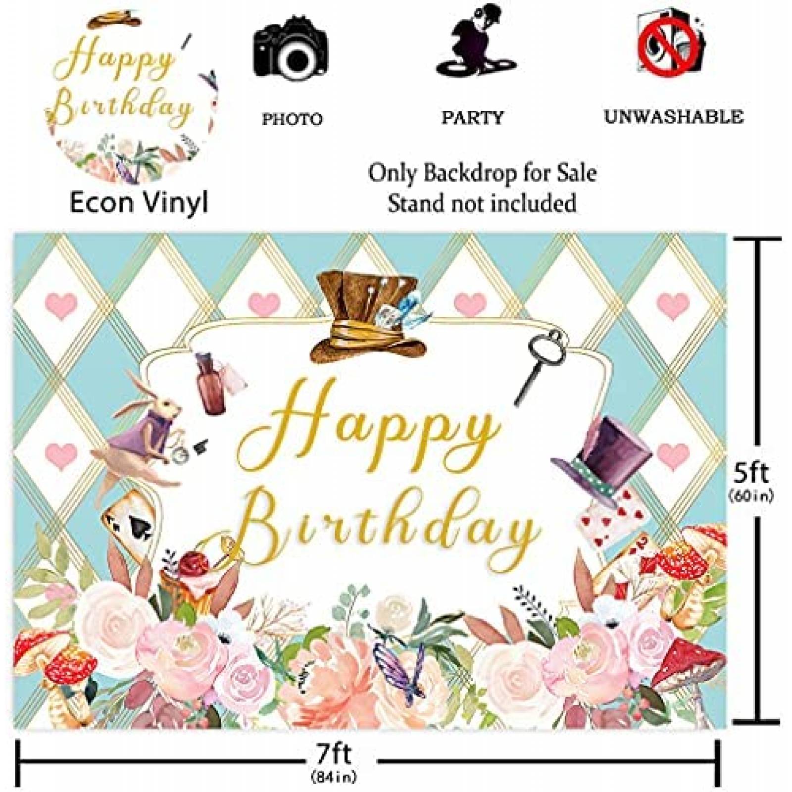 Fondo Cuffucer de Alicia en el pais de las maravillas