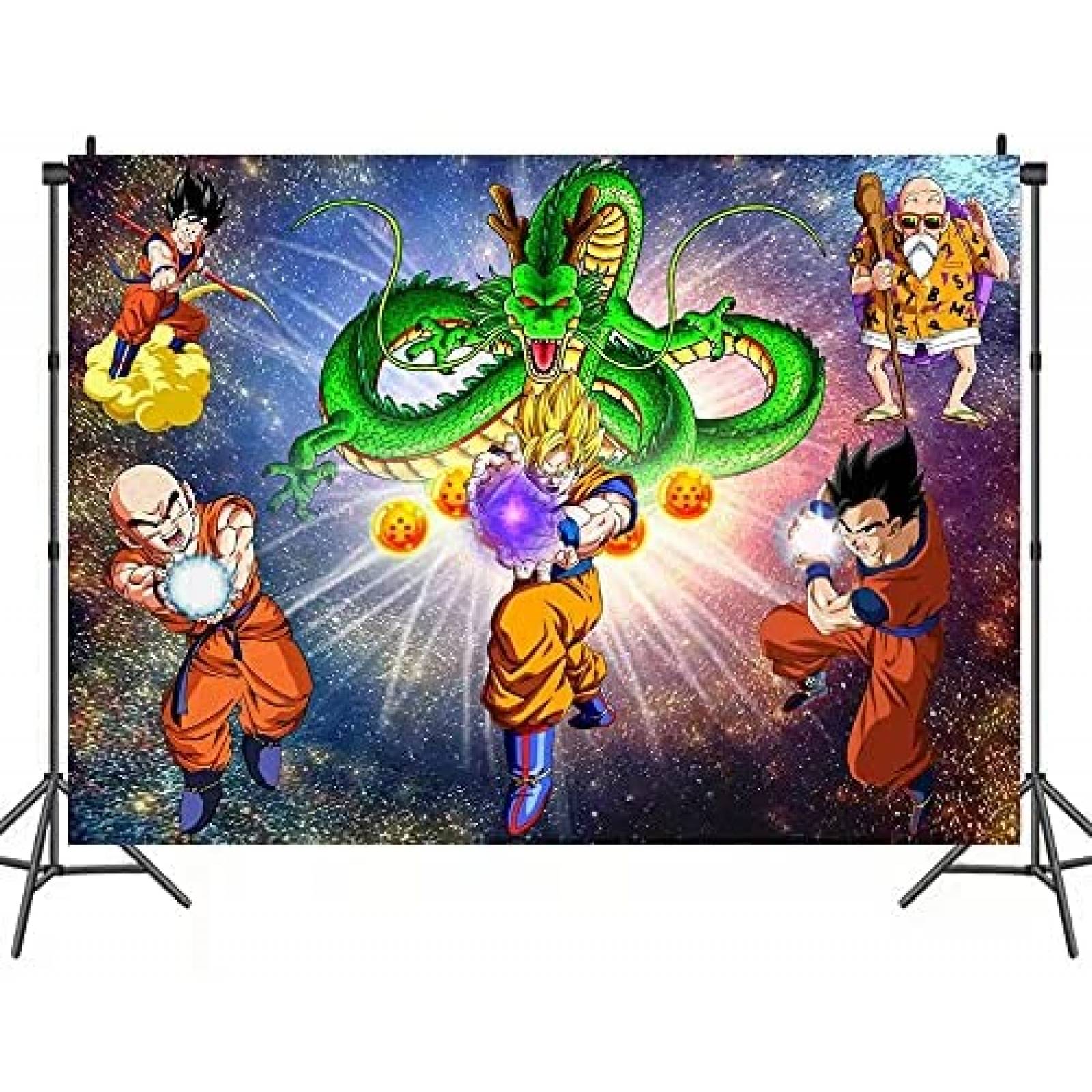 Fondo para fotografia HONGFENG de Dragon Ball Z 4.9x3.9ft