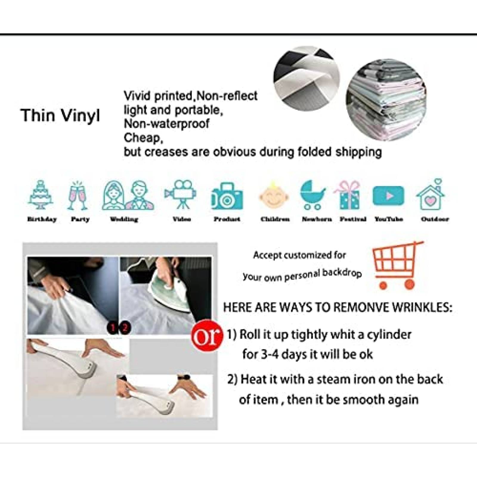 Fondo Fotografia ABLIN Baby shower Princesas decoracion