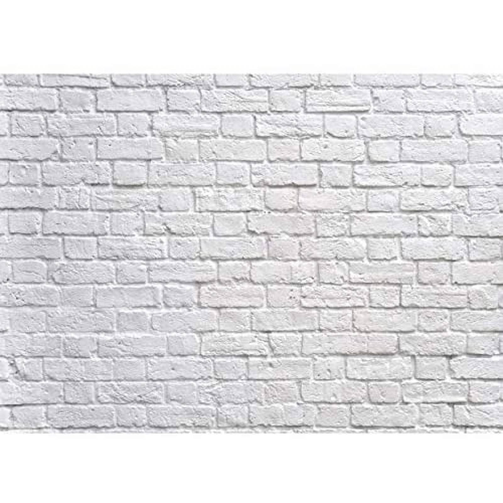 Telon de Fondo SJOLOON 7x5ft Vinilo -Diseño Ladrillo Blanco