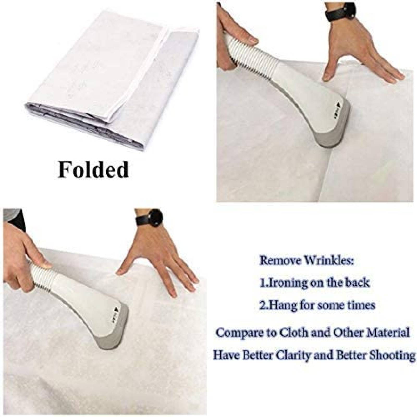 Telon de Fondo SJOLOON 7x5ft Vinilo -Diseño Ladrillo Blanco