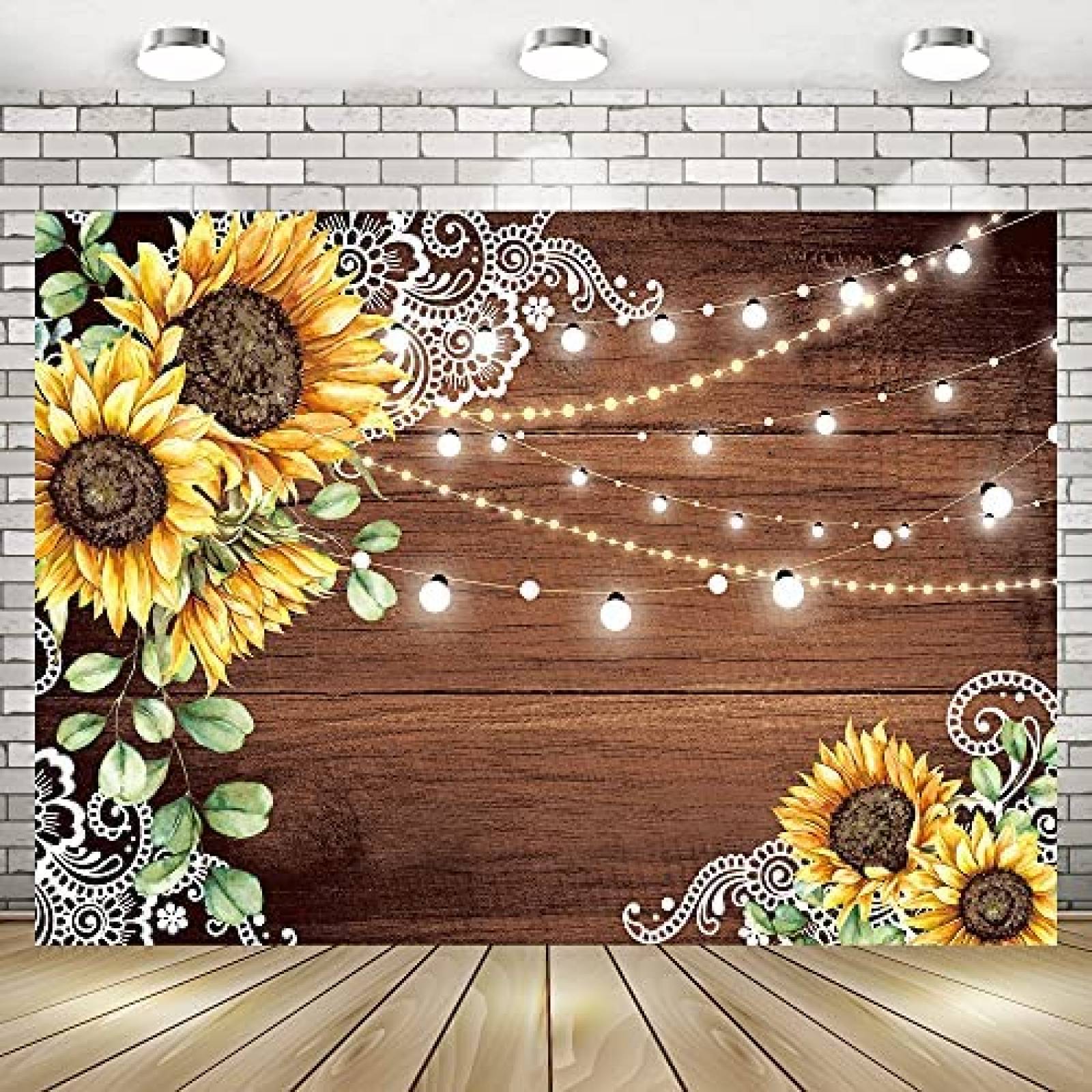 Fondo Fotografia Imirell Girasol Decoracion aniversario