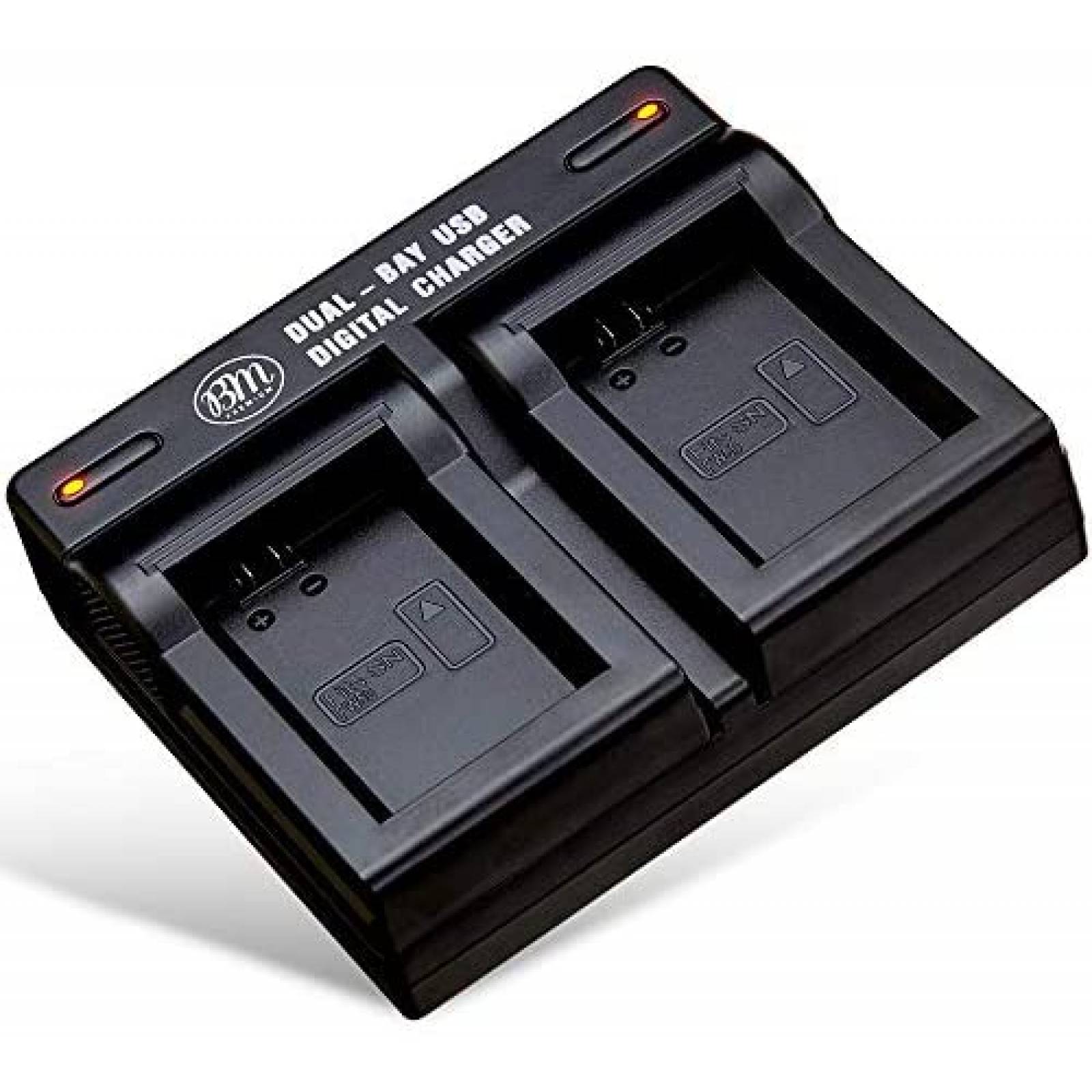 Cargador de bateria BM Premium NP-FW50 dual para Sony -Negro