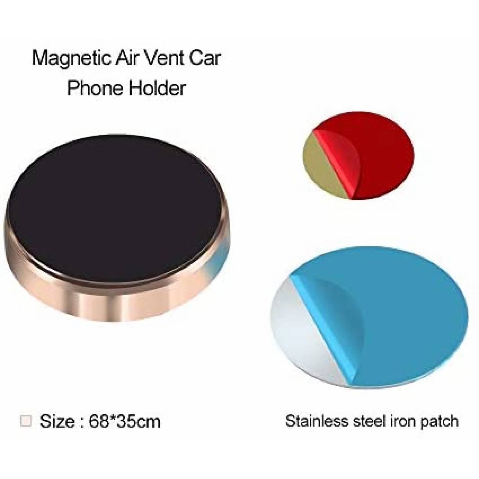 Agarre Magnetico Keyway para Celulares 3 Pzs -Negro