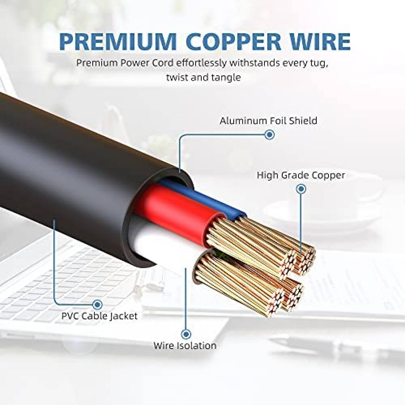 Cargador POWSEED Universal Para Laptor 45 W -Negro