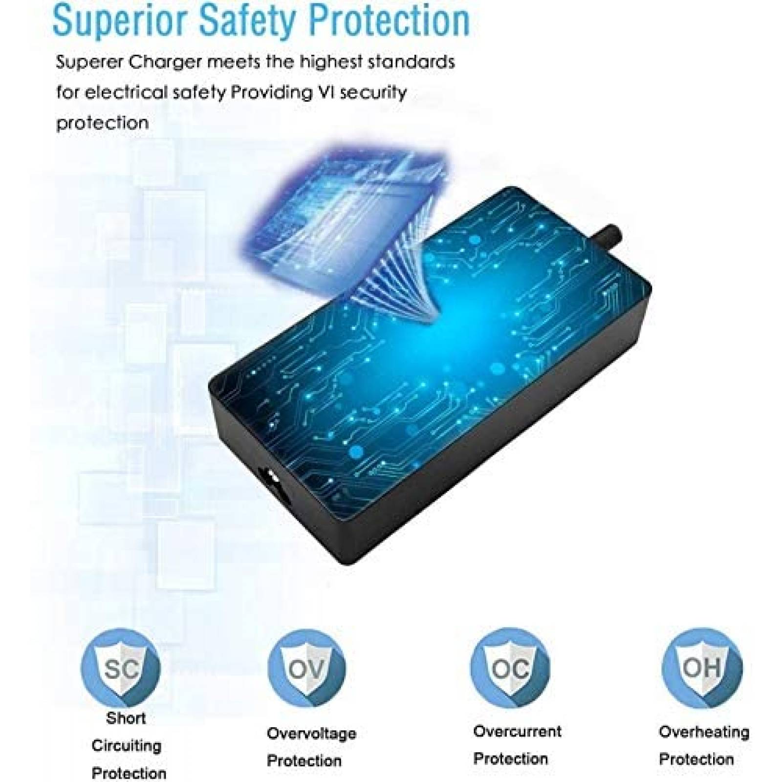 Cargador Generico 19.5V 9.23A 180W 100-240V 50-60Hz -Negro