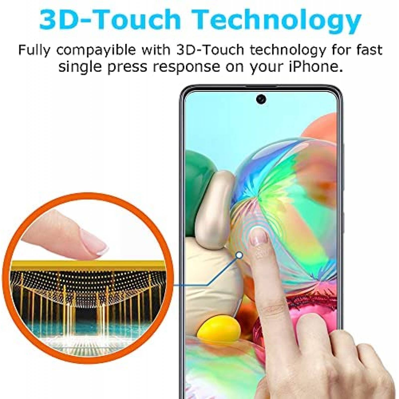 Protector de pantalla VARWANEO para Samsung Galaxy A71