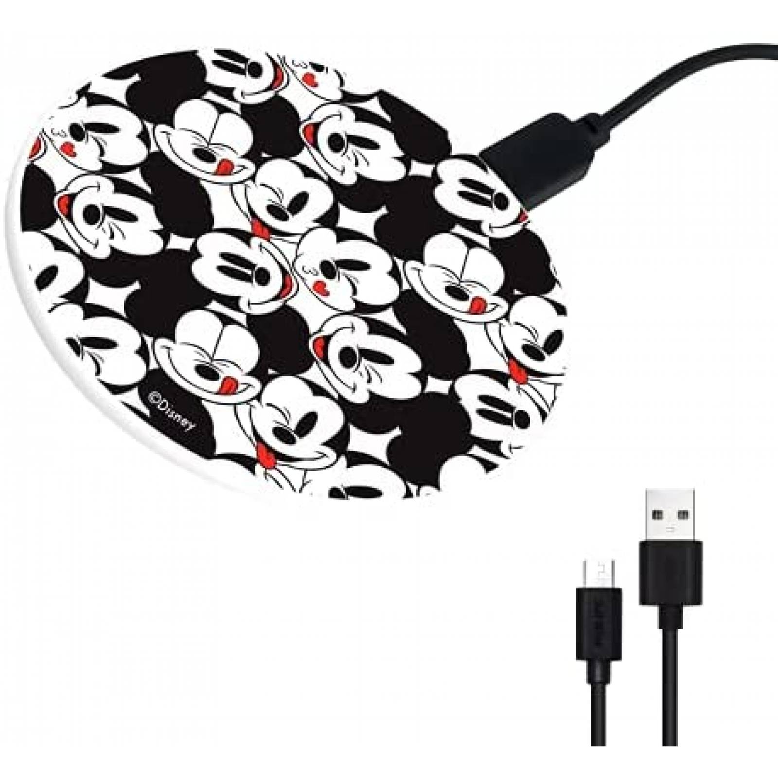 Cargador de Pad Disney Qi de 10W para Celular -Mickey Mouse