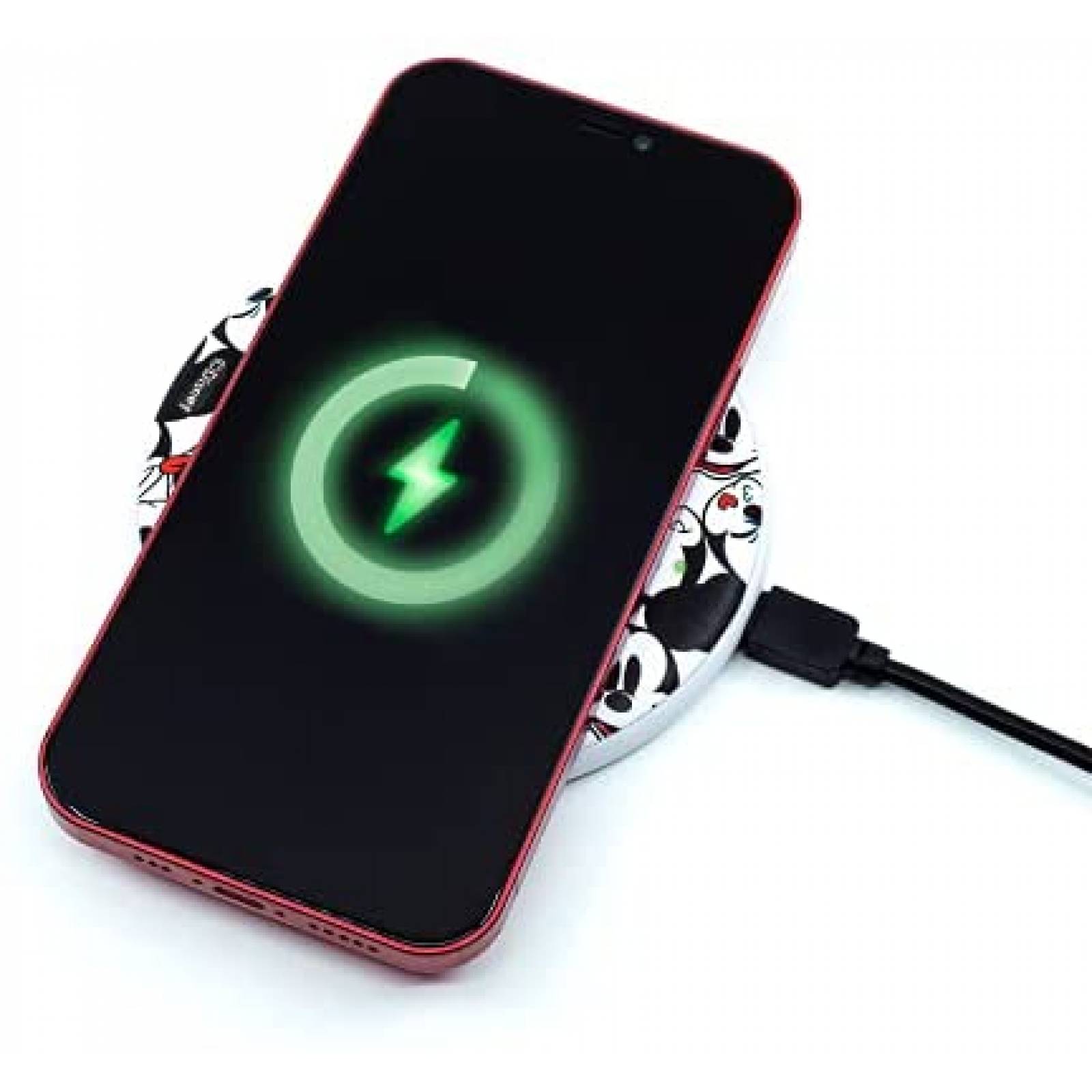 Cargador de Pad Disney Qi de 10W para Celular -Mickey Mouse