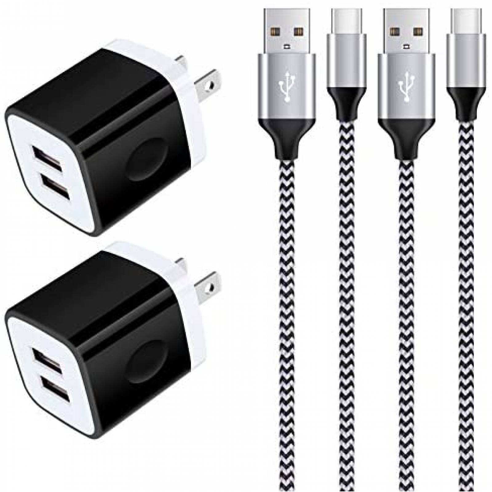 Cargador HopePow PT-WC-13 Dual USB C Compatible -Negro