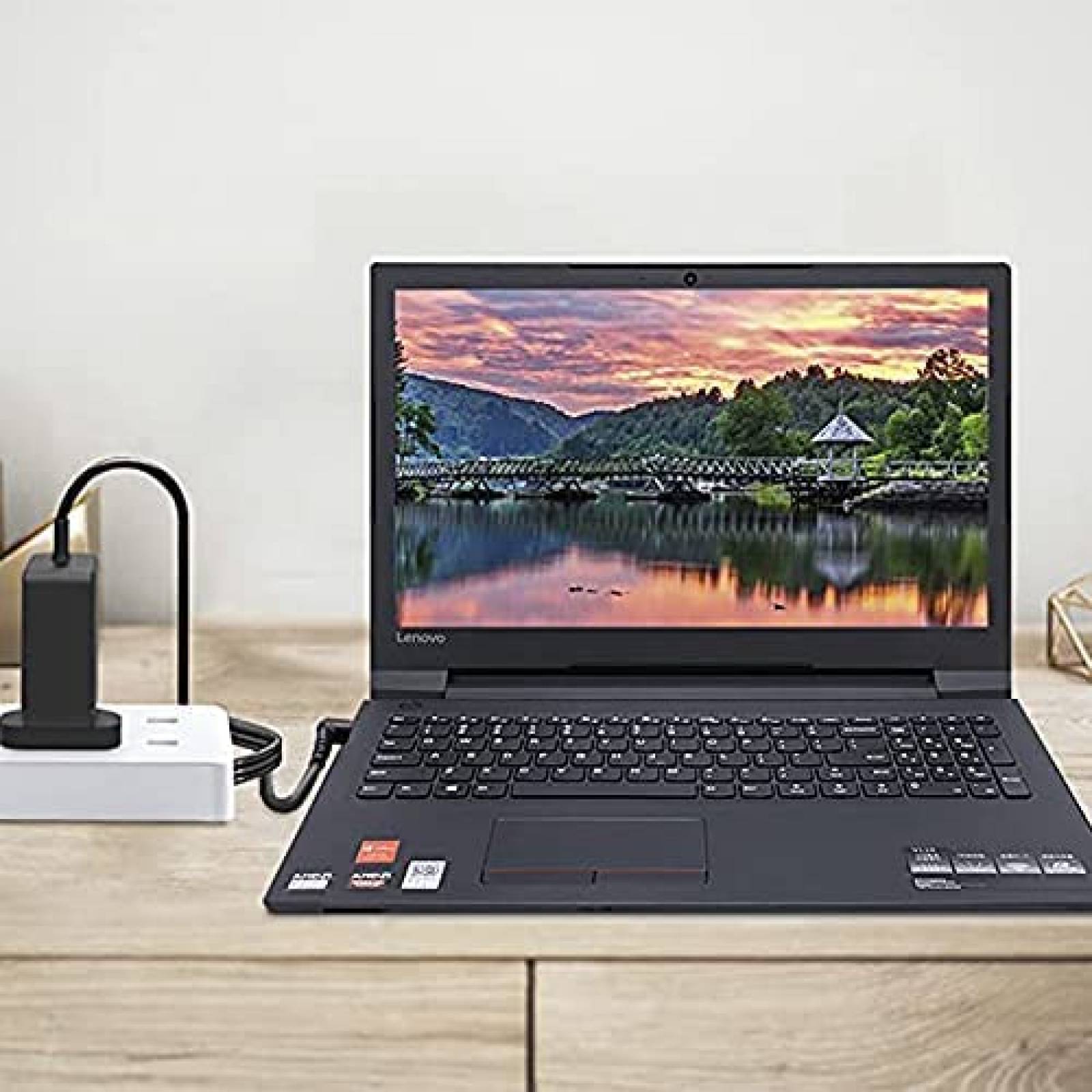Cargador Universal Uflatek para Lenovo IdeaPad 65W -Negro
