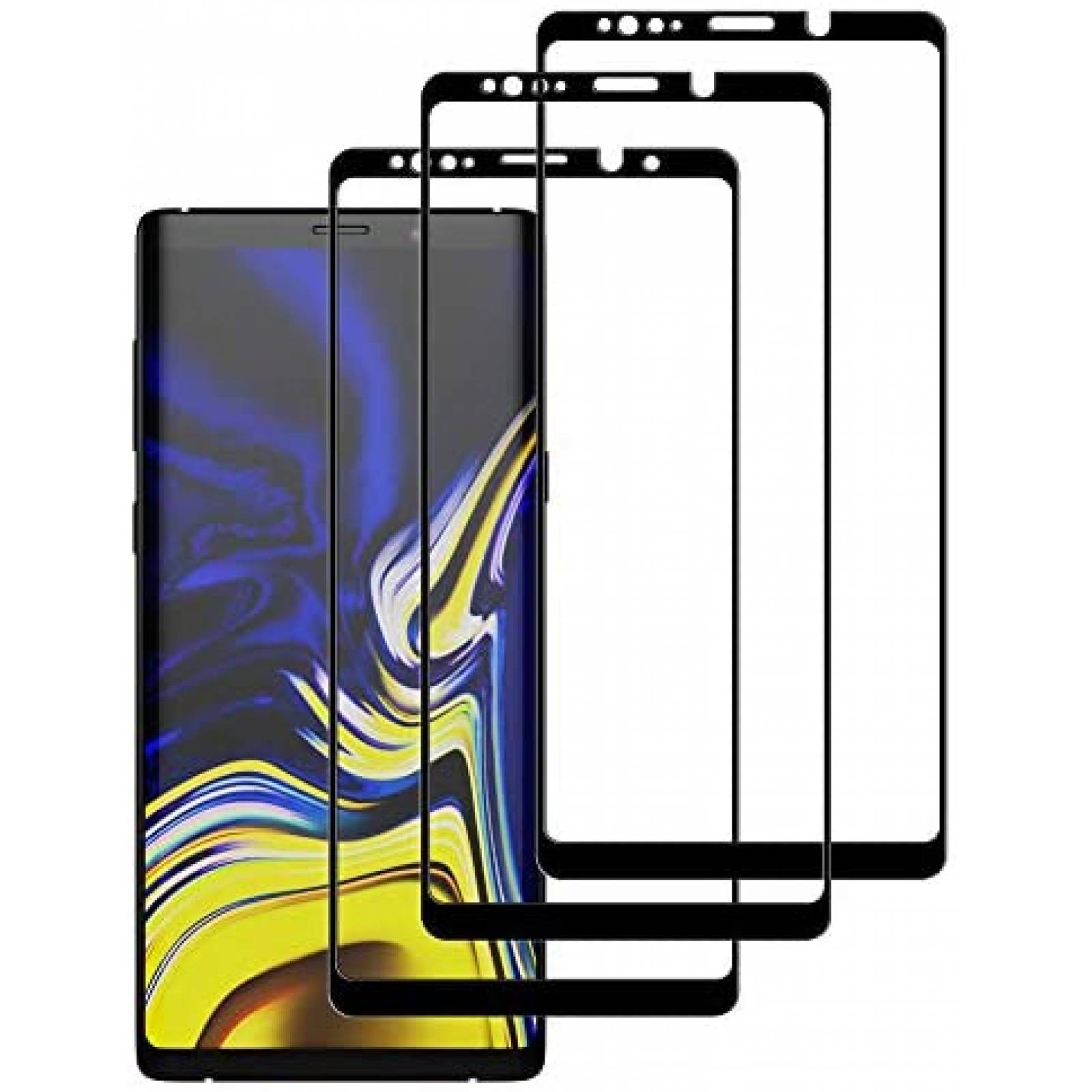 Protector de pantalla amFilm Samsung Galaxy Note 9 -Negro