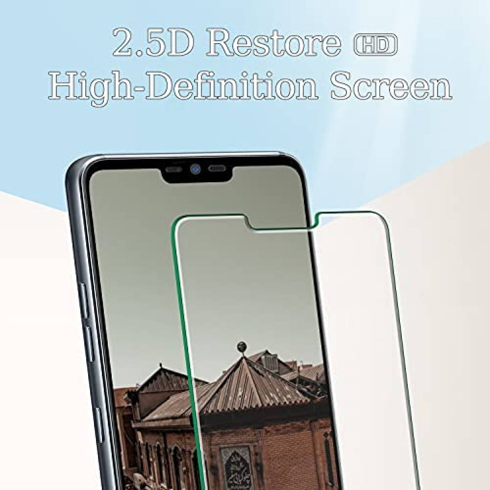 Protectores de Pantalla Kesuwe 3pzas para LG G7 ThinQ
