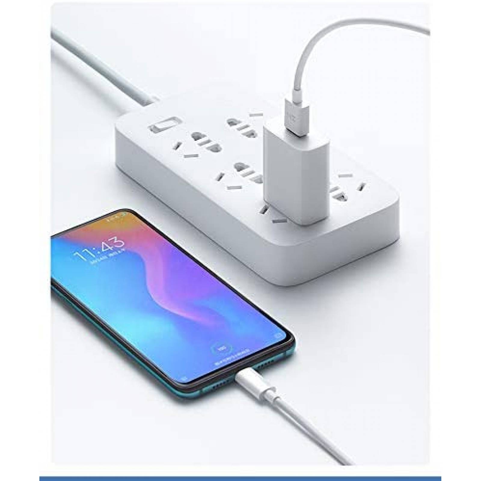 Cargador Europeo de Pared ZLONXUN 2 Pzs USB -Blanco