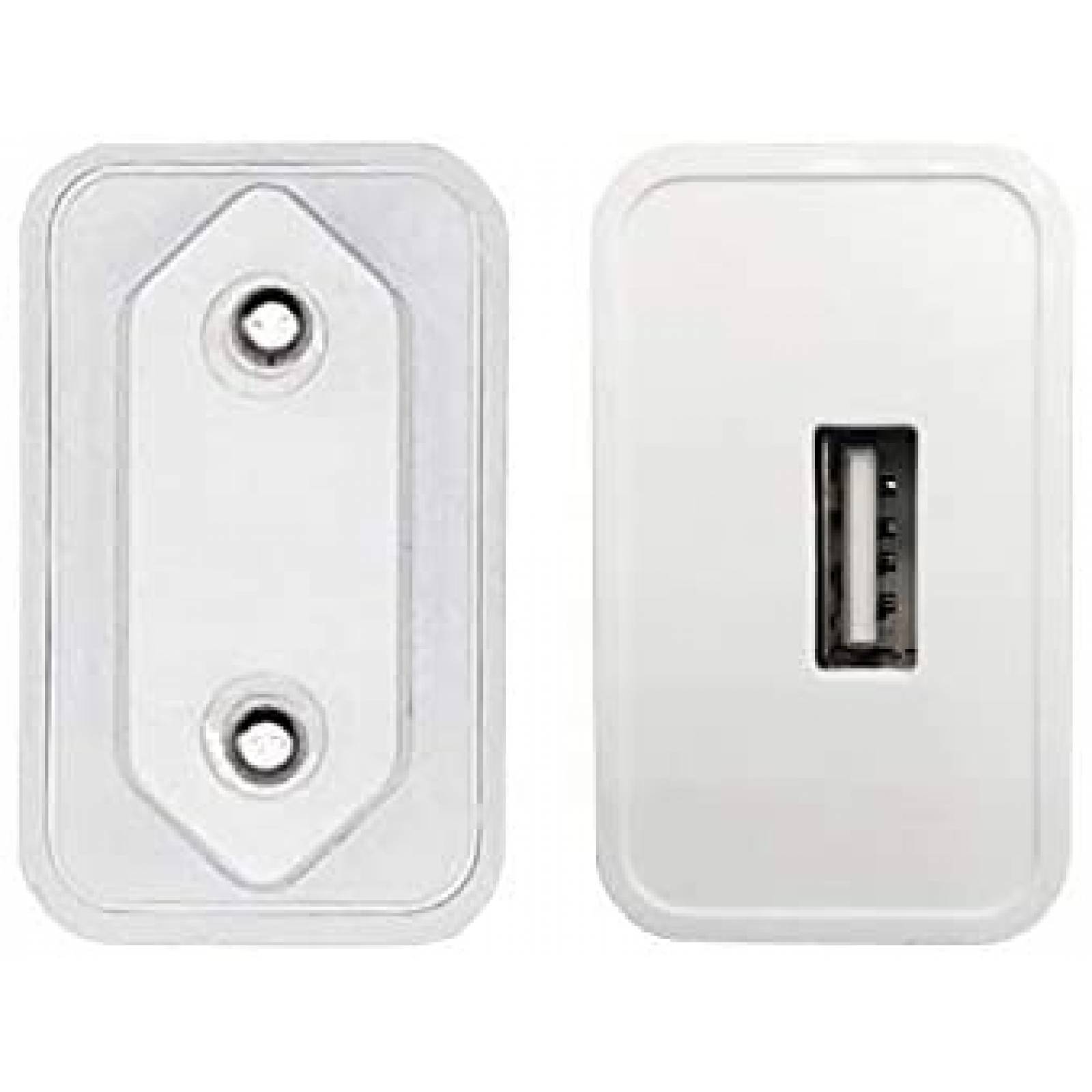 Cargador Europeo de Pared ZLONXUN 2 Pzs USB -Blanco