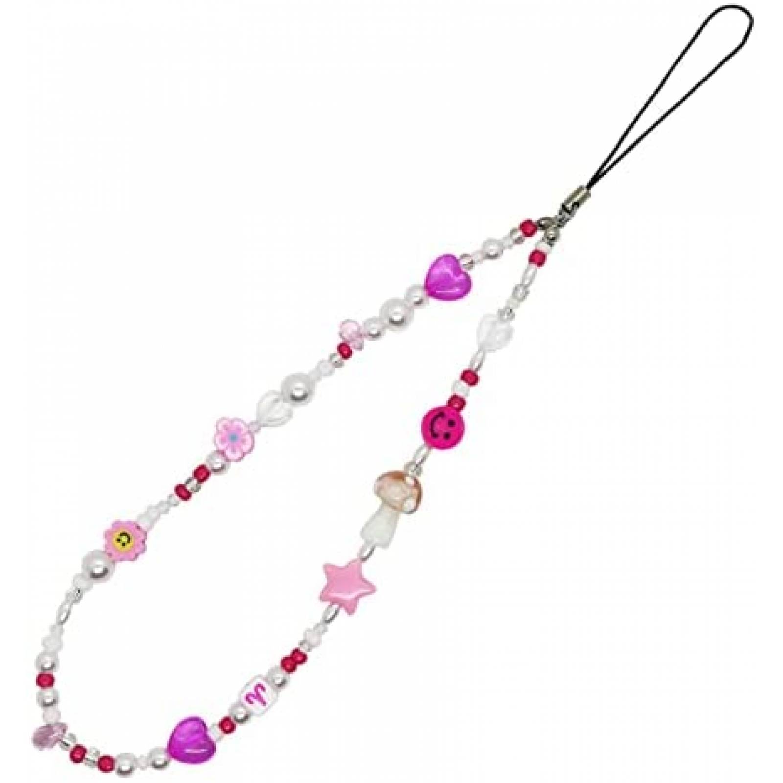 Correa de Decoracion Bqmte Rosa Aries para Celular