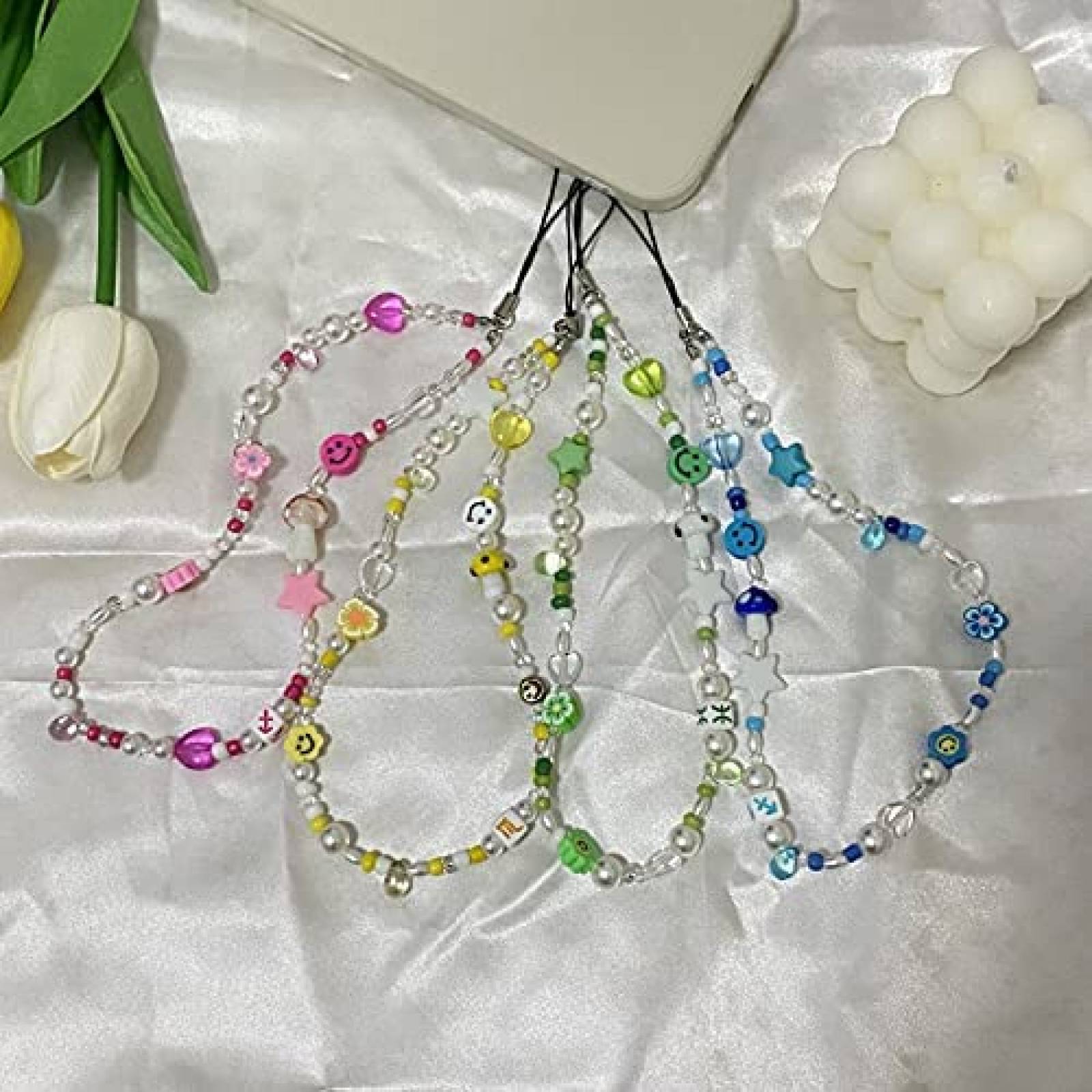 Correa de Decoracion Bqmte Rosa Aries para Celular