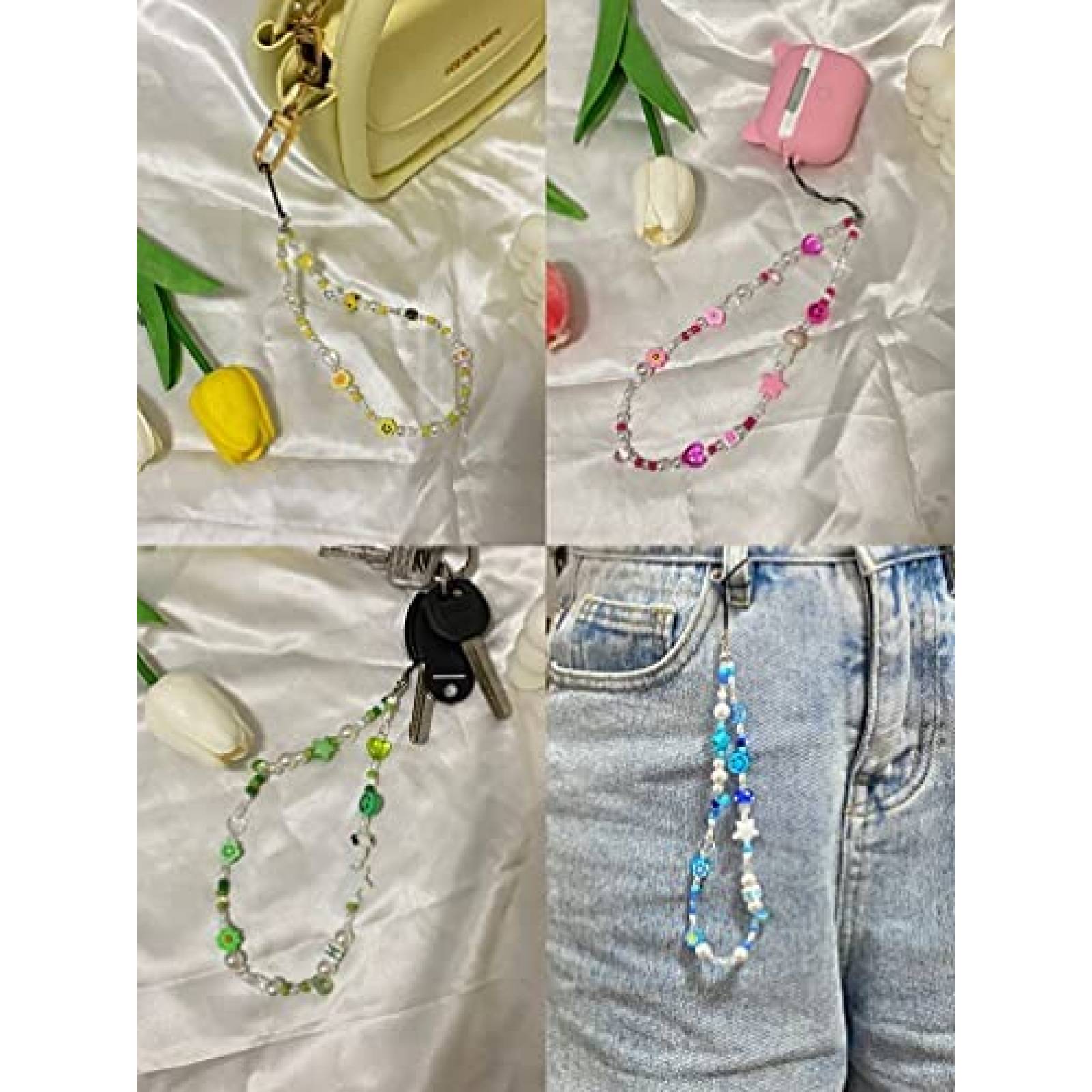 Correa de Decoracion Bqmte Rosa Aries para Celular