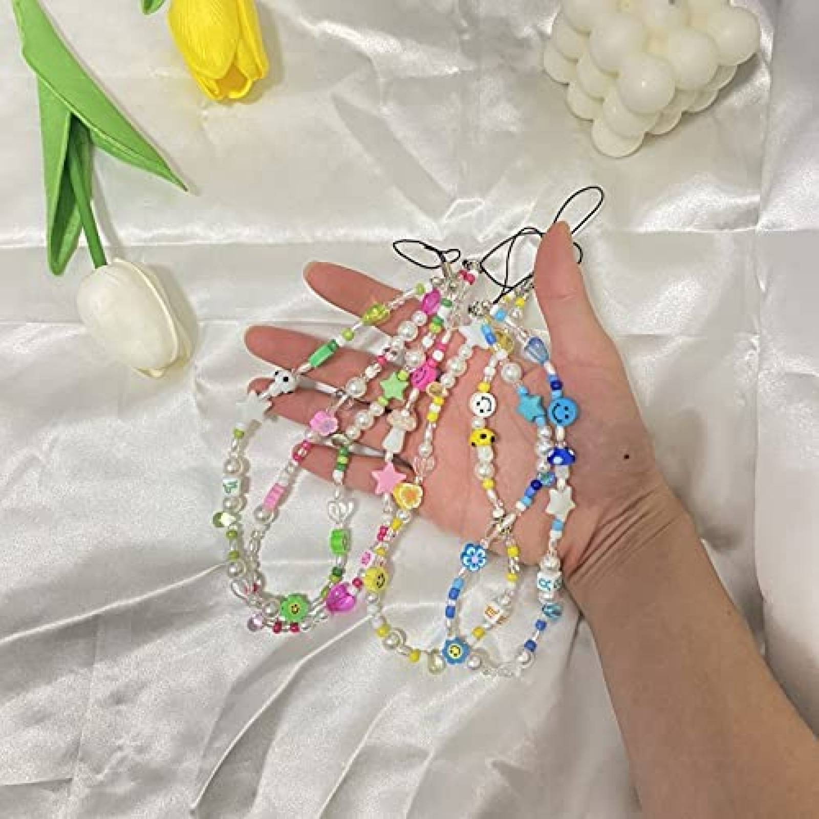 Correa de Decoracion Bqmte Rosa Aries para Celular