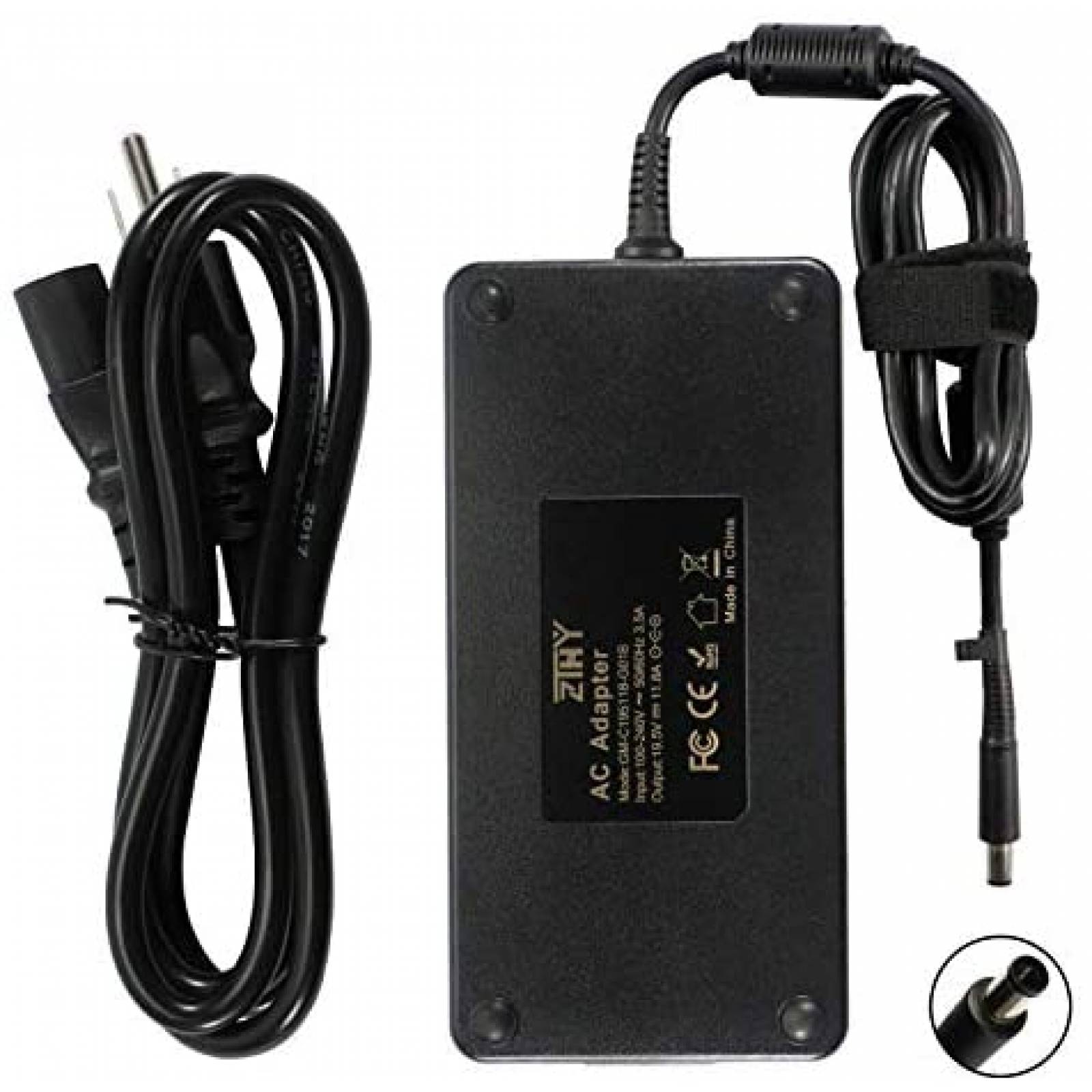 Cargador Laptop ZTHY Compatible 200W 240V 60Hzt -Negro