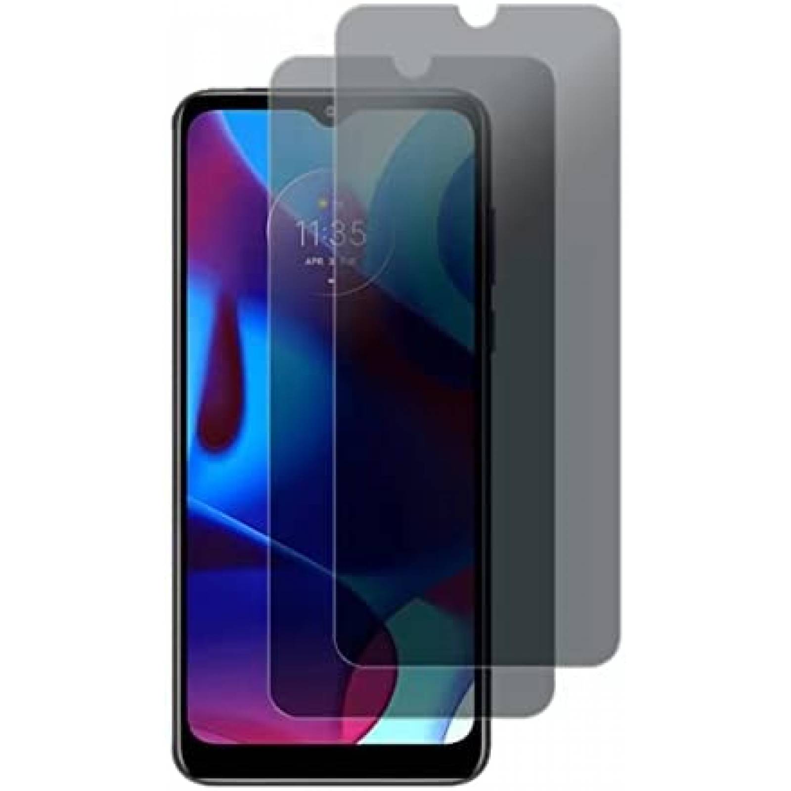 Pack protector Motorola Moto G VIESUP x2 privacidad -Negro