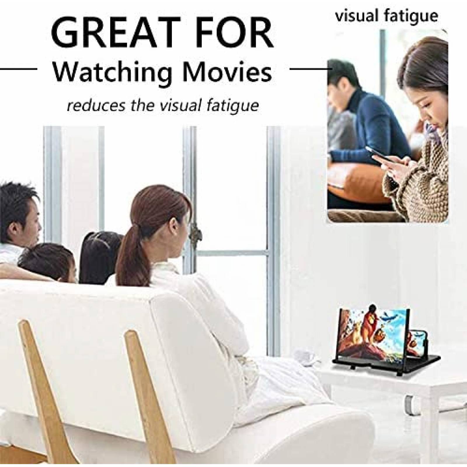 Amplificador Pantalla Deer Lady Smartphone 14" ajustable