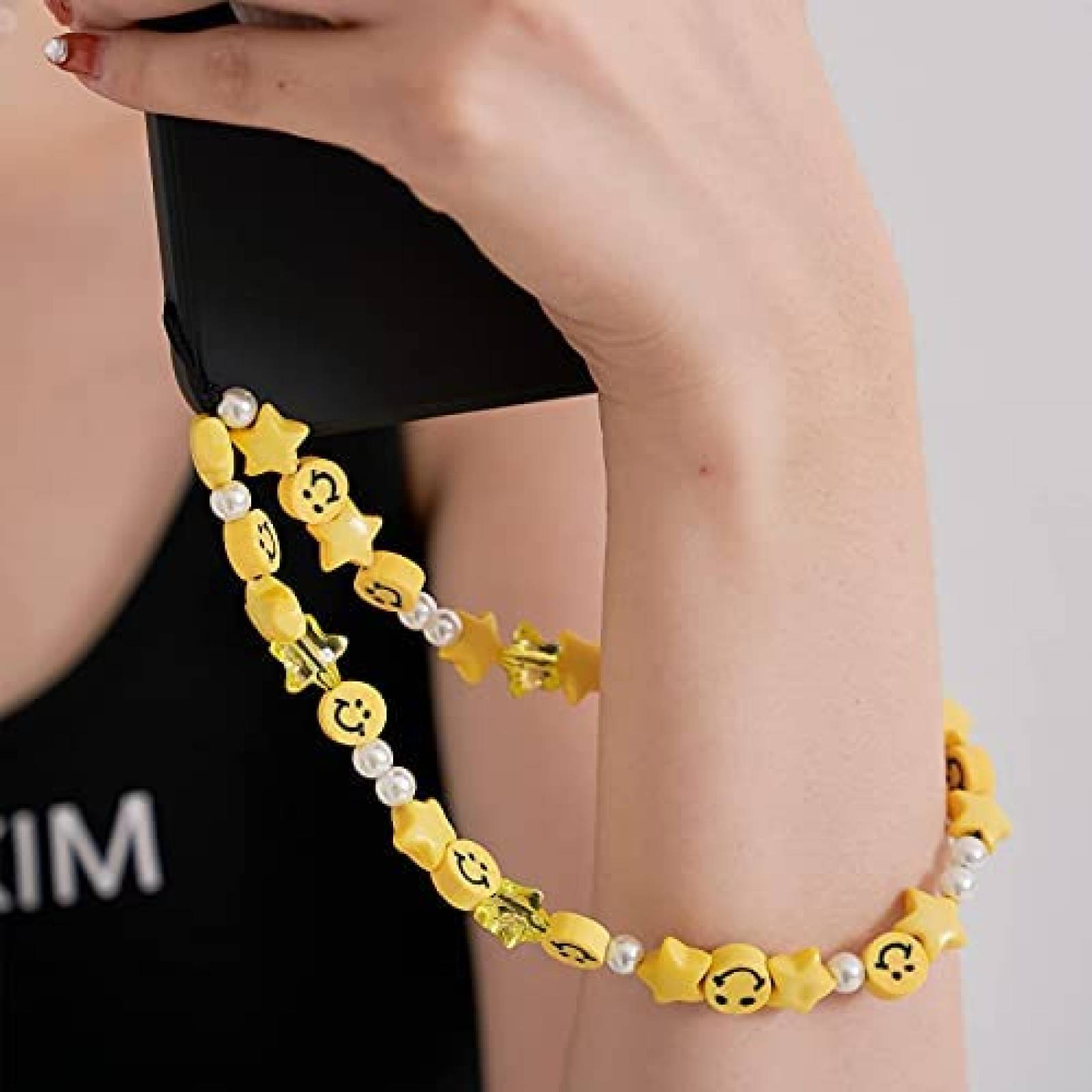 Correas para celular Vatogon Y2K 6 piezas carita sonriente