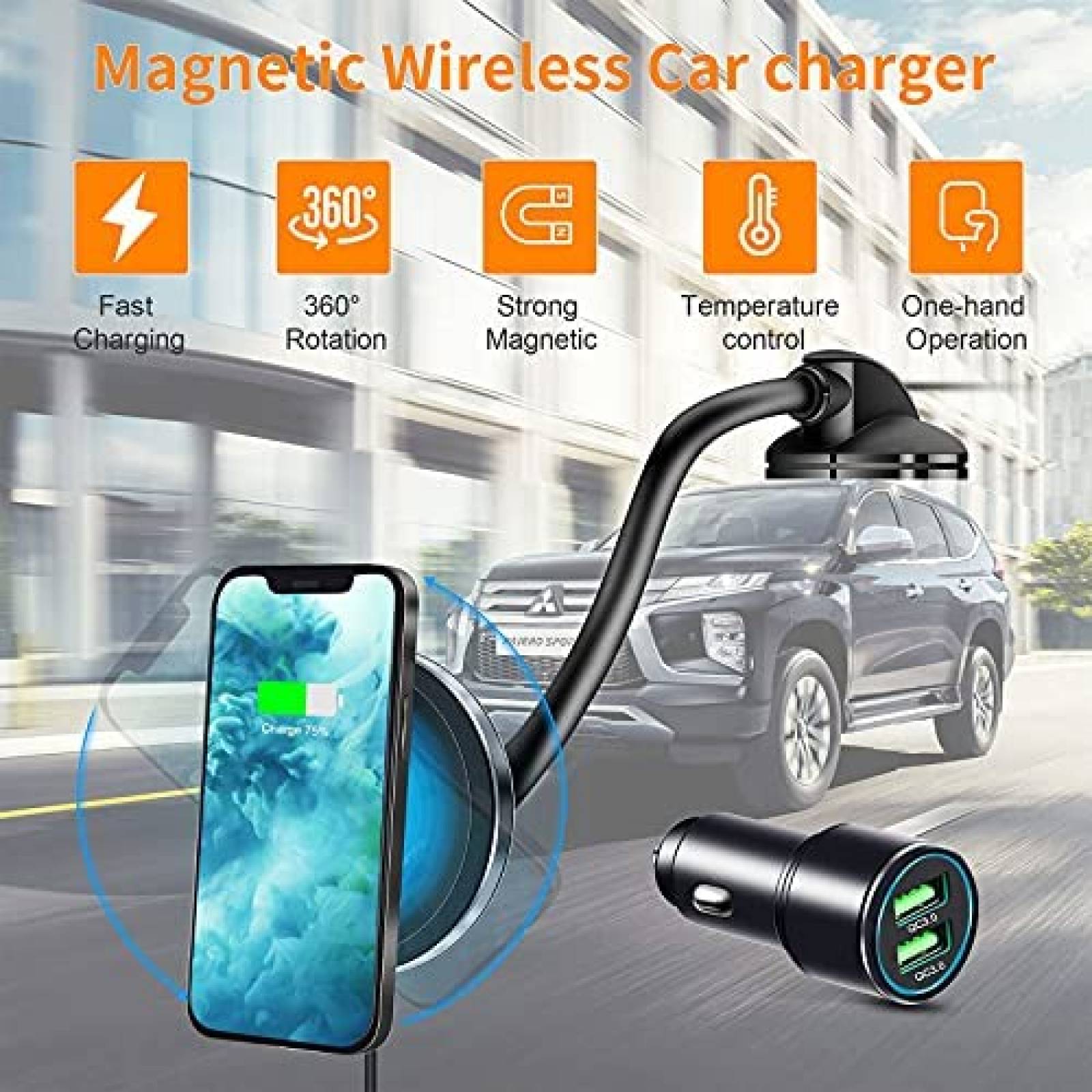 Soporte Magnetico para Celular OTAO para Carro -Negro