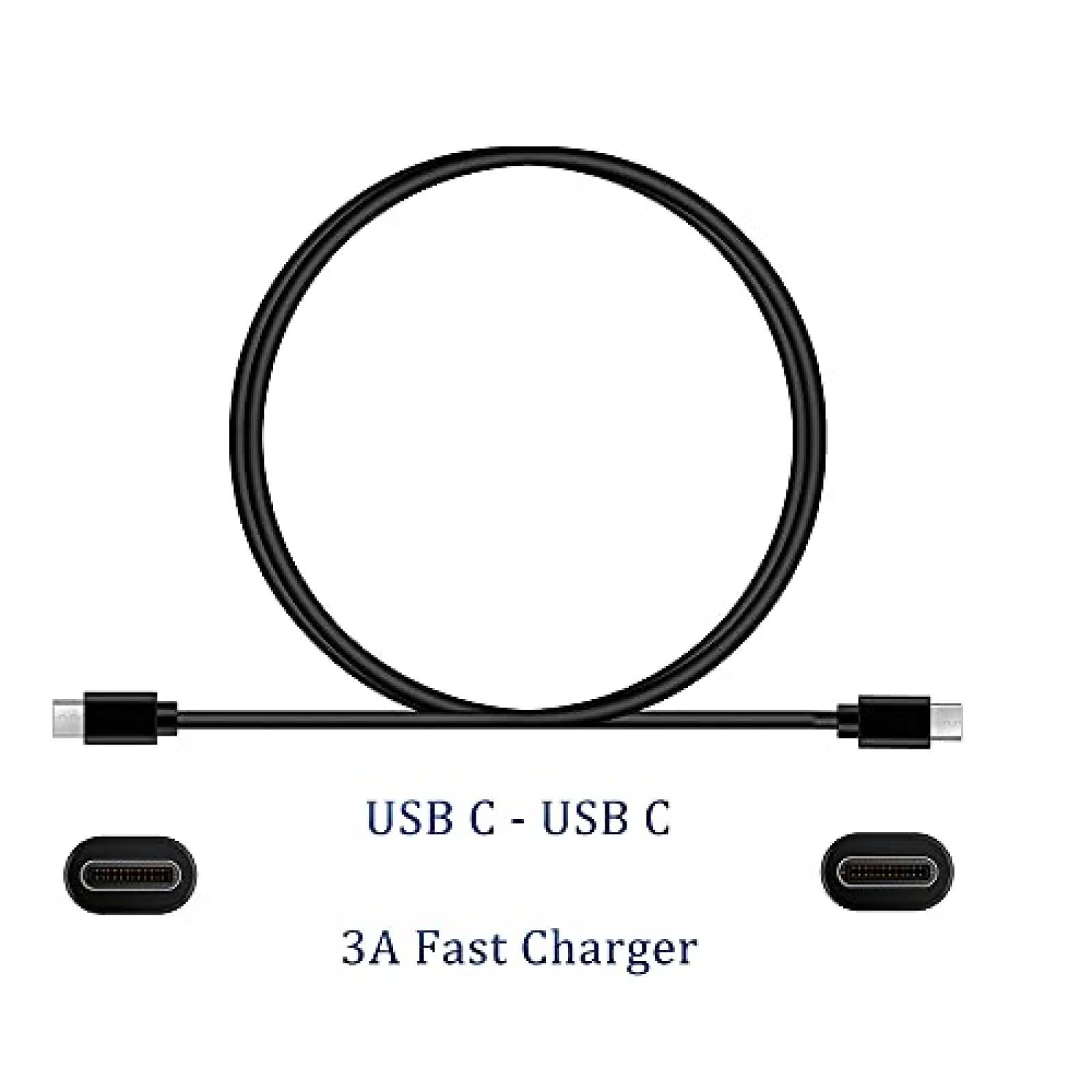 Cargador Tcords Carga Rapida Para Kindle Fire 15W 20W -Negro