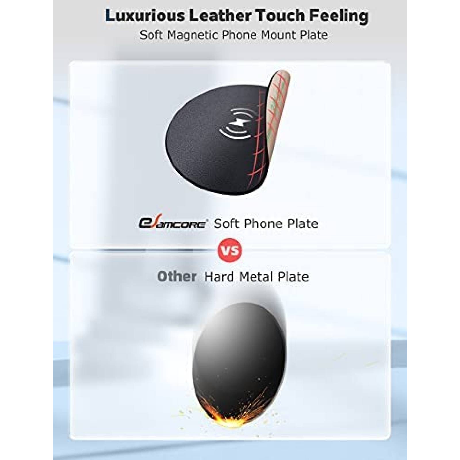 Sticker Magnetico eSamcore 224-2 2 unidades Cargador -Negro