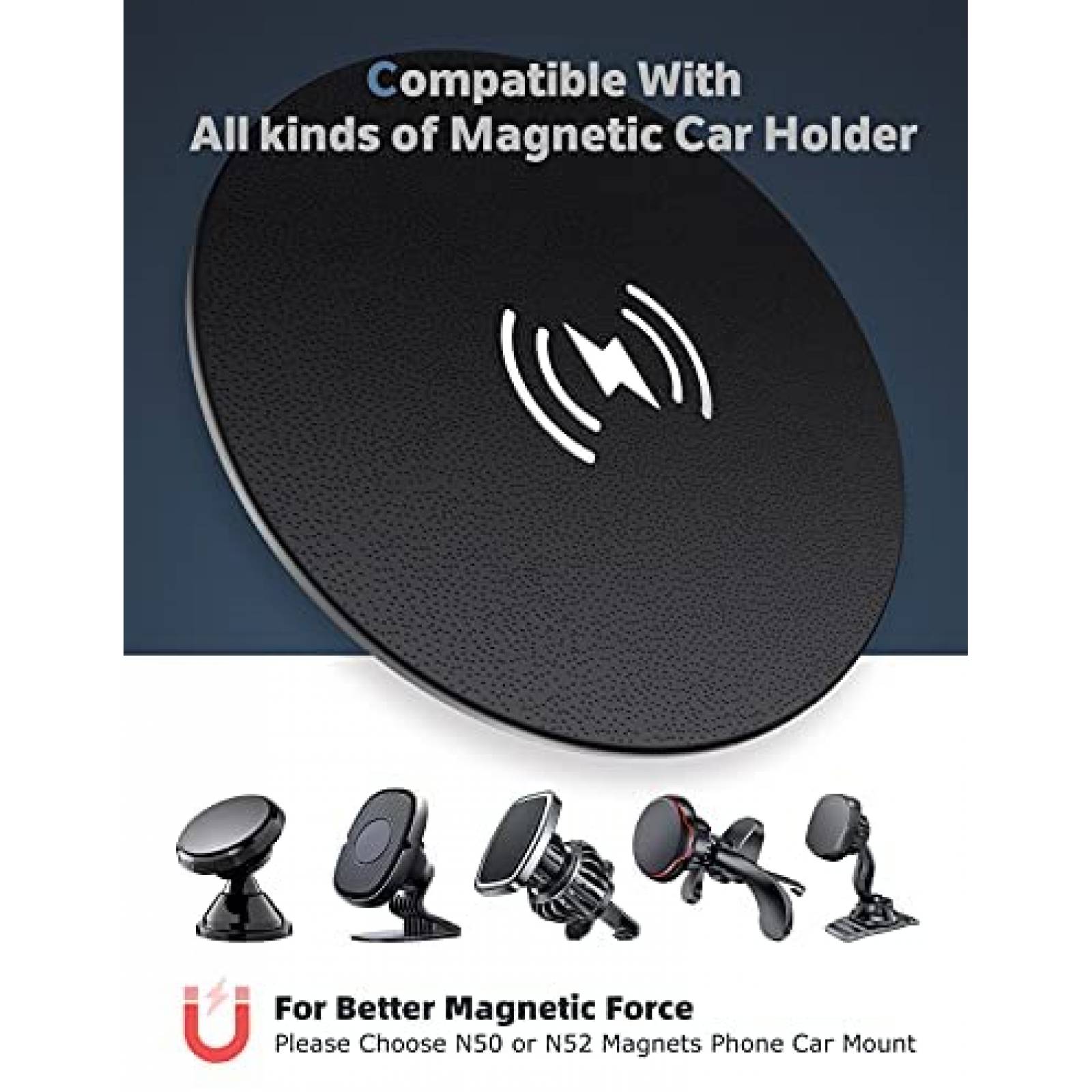 Sticker Magnetico eSamcore 224-2 2 unidades Cargador -Negro