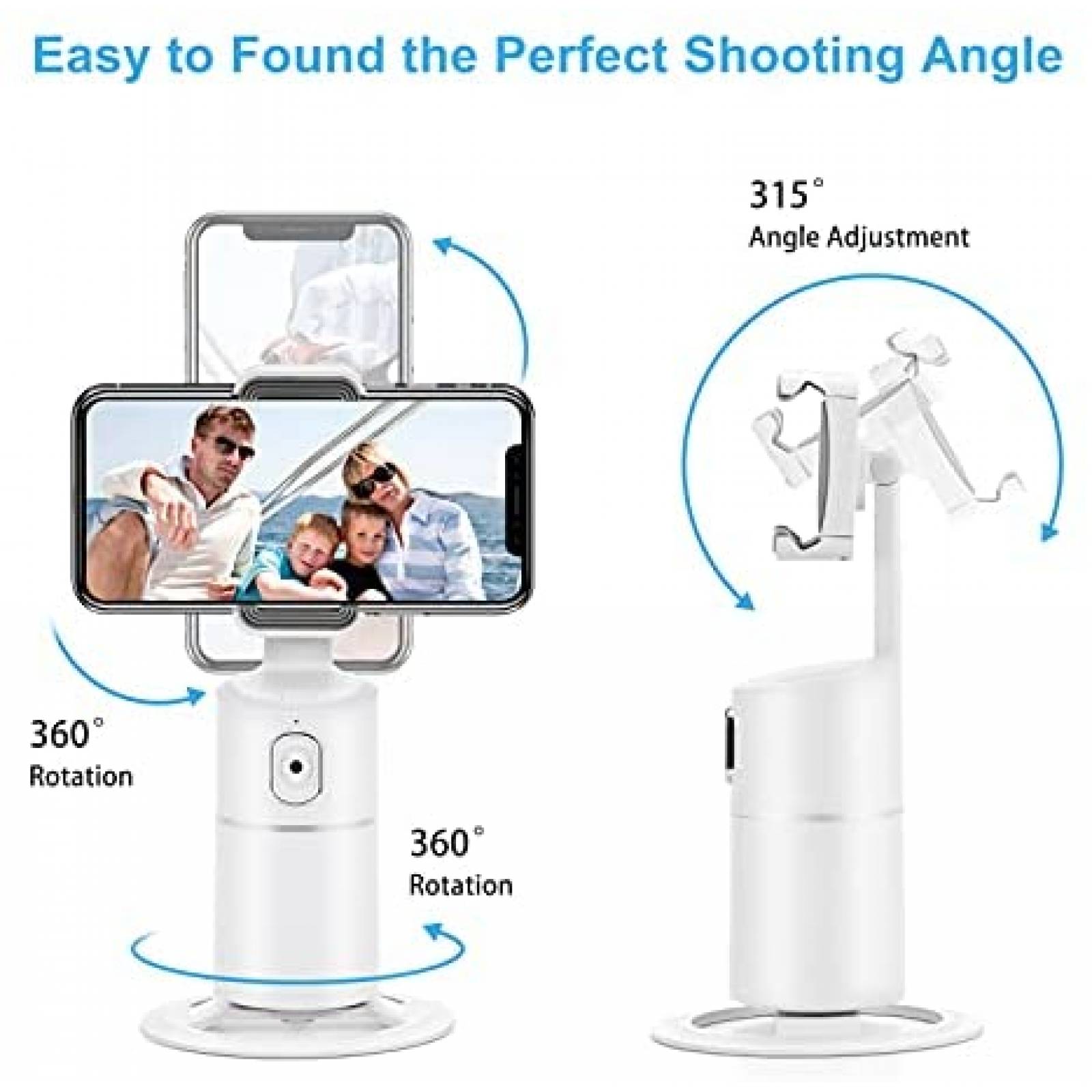 Tripode para Celular NYOOLO c/Seguimiento Automatico -Blanco