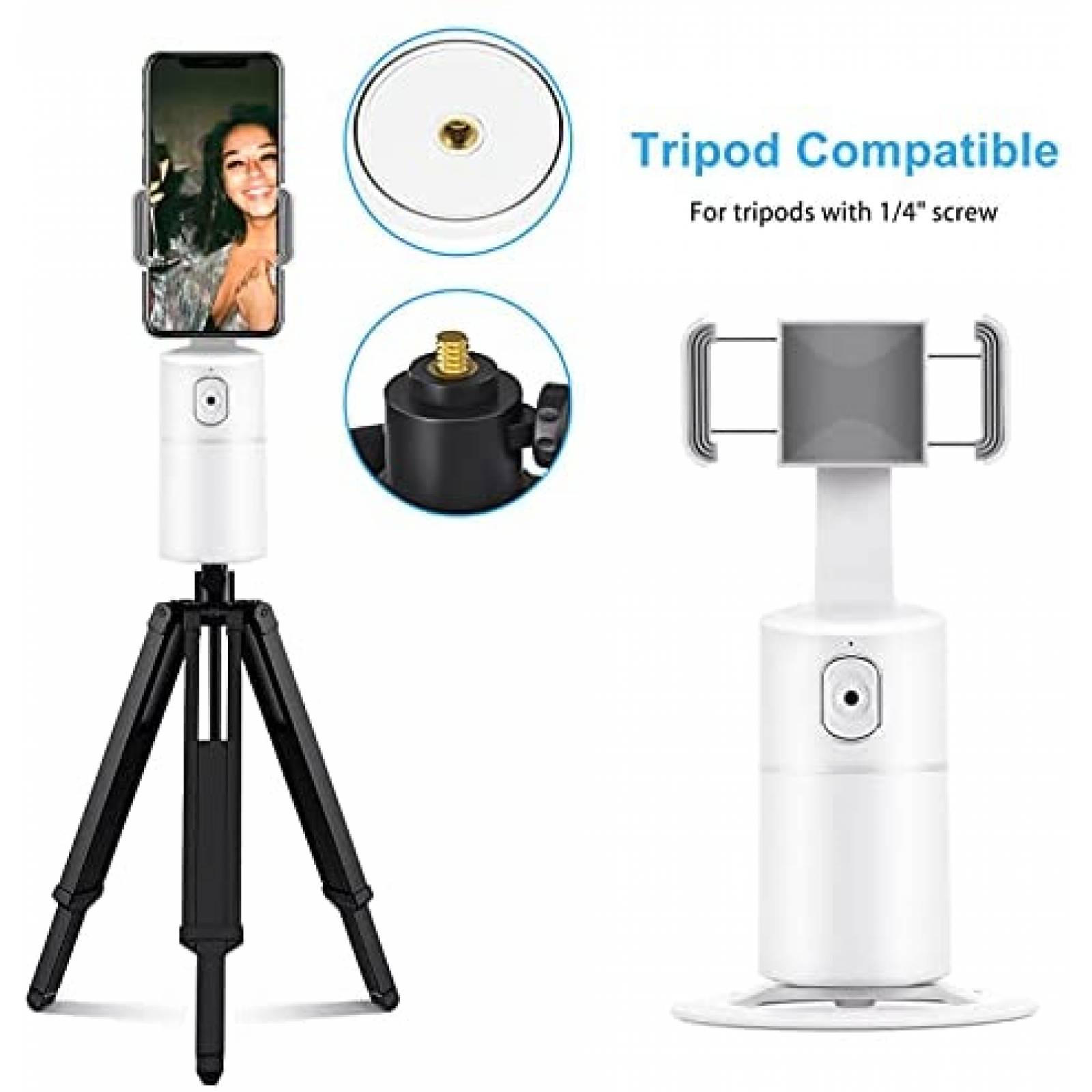 Tripode para Celular NYOOLO c/Seguimiento Automatico -Blanco