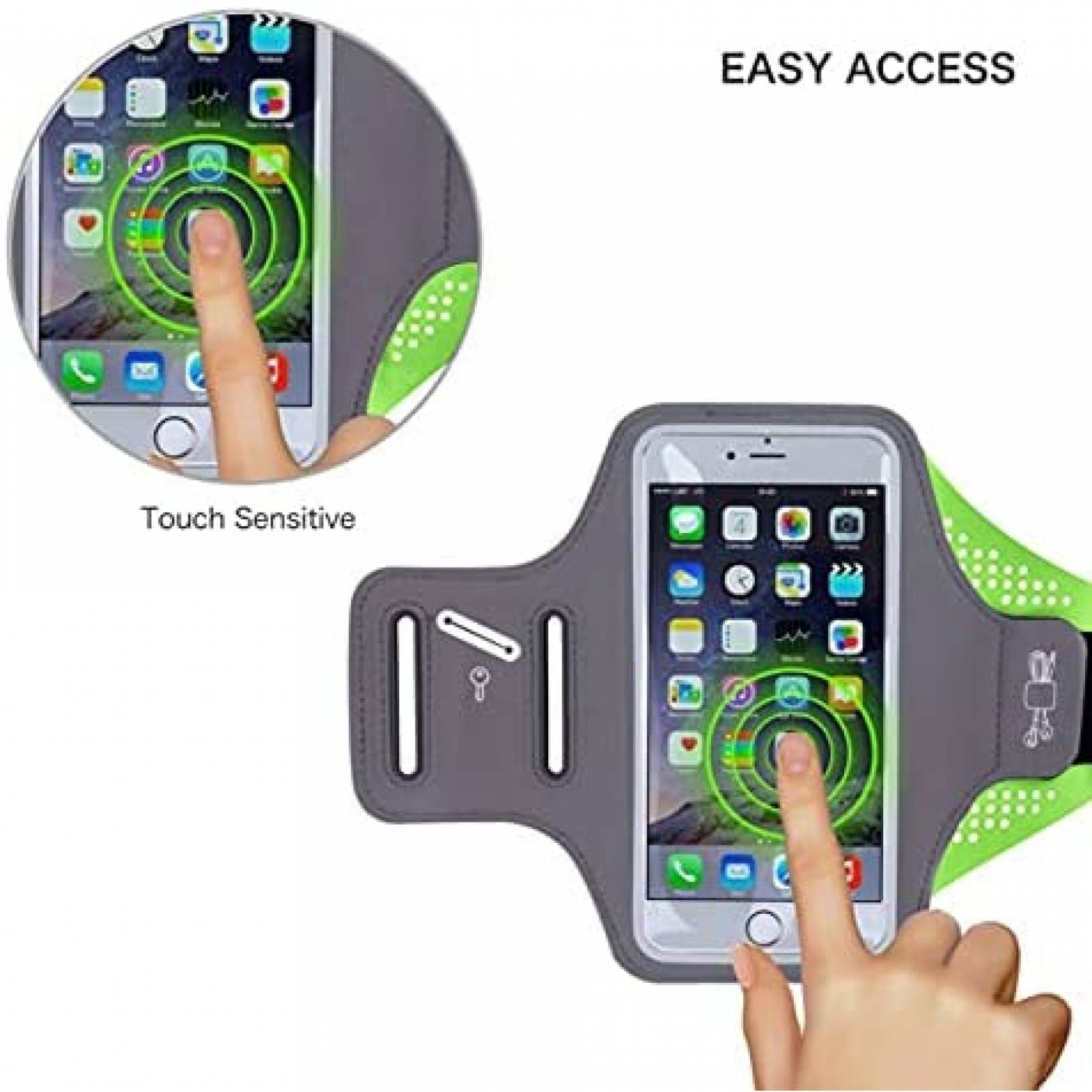 Banda de Brazo Tengyue para Celular de 6.1'' -Gris