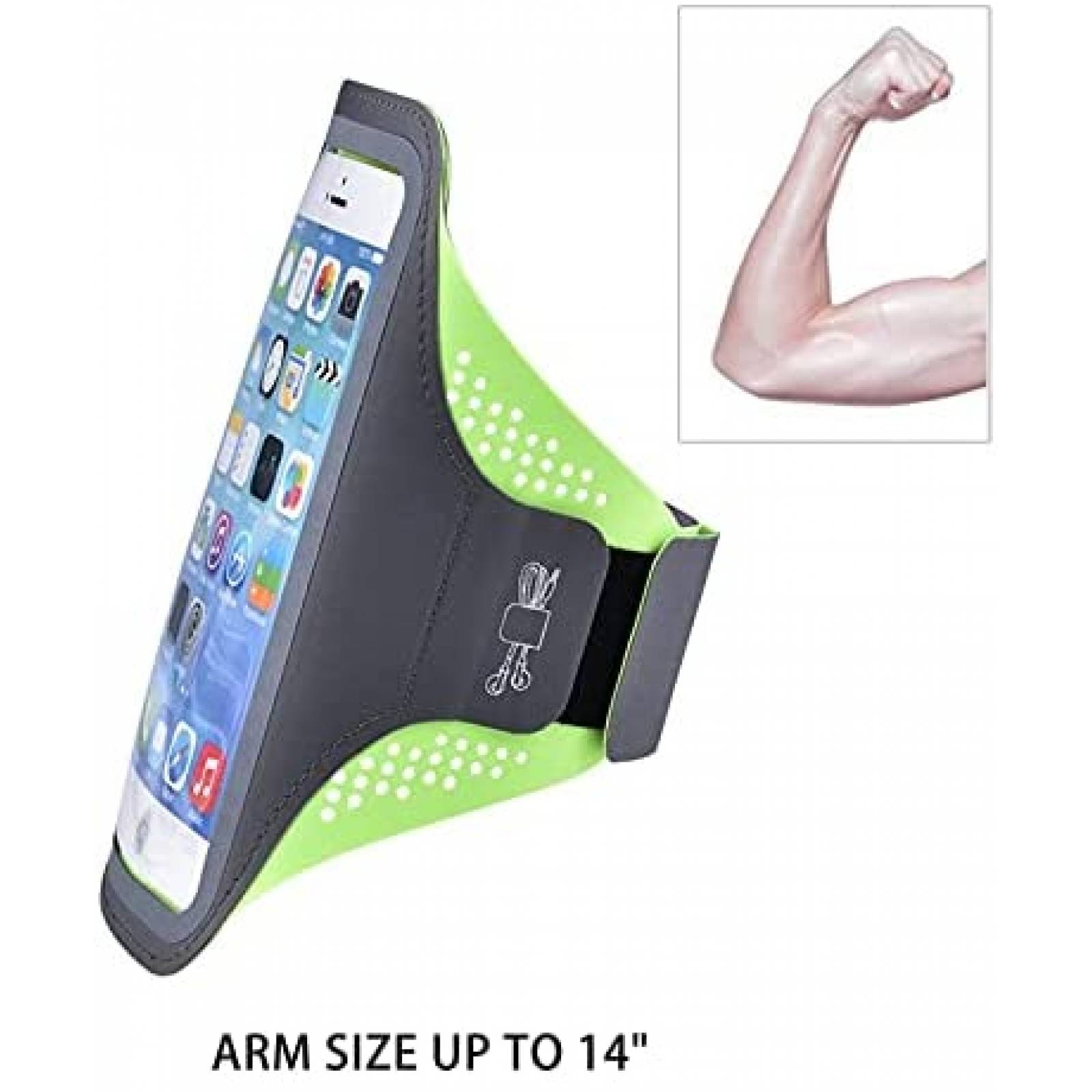 Banda de Brazo Tengyue para Celular de 6.1'' -Gris