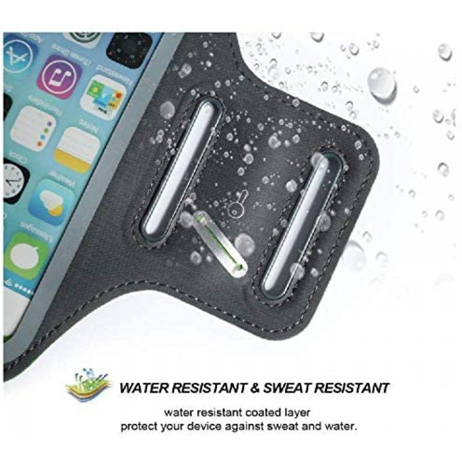 Banda de Brazo Tengyue para Celular de 6.1'' -Gris