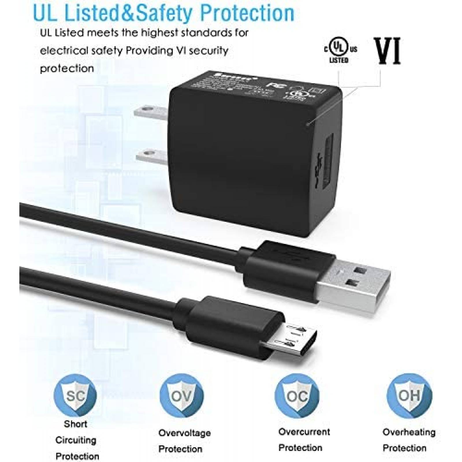 Cargador Universal Superer para Galaxy Tab A 10W -Negro