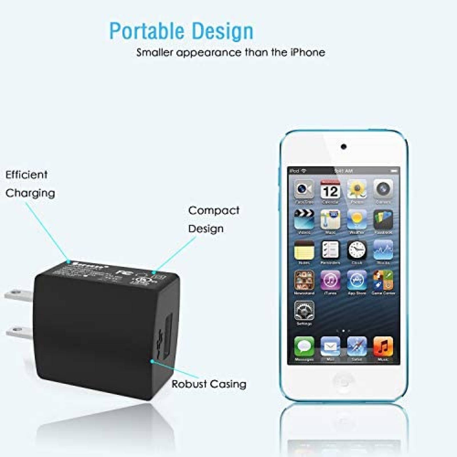 Cargador Universal Superer para Galaxy Tab A 10W -Negro