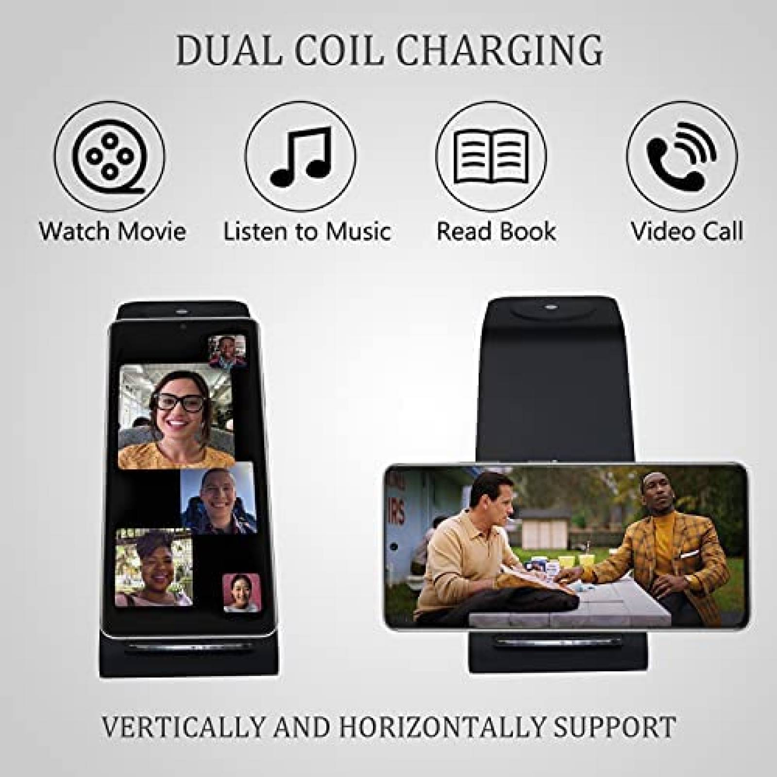 Stand Qi carga rapida inalambrica Samsung 3x1 Azurezone