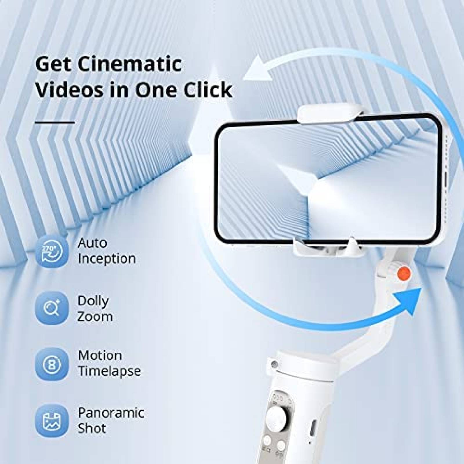 Soporte smartphone hohem iSteady X2 -White Estabilizador