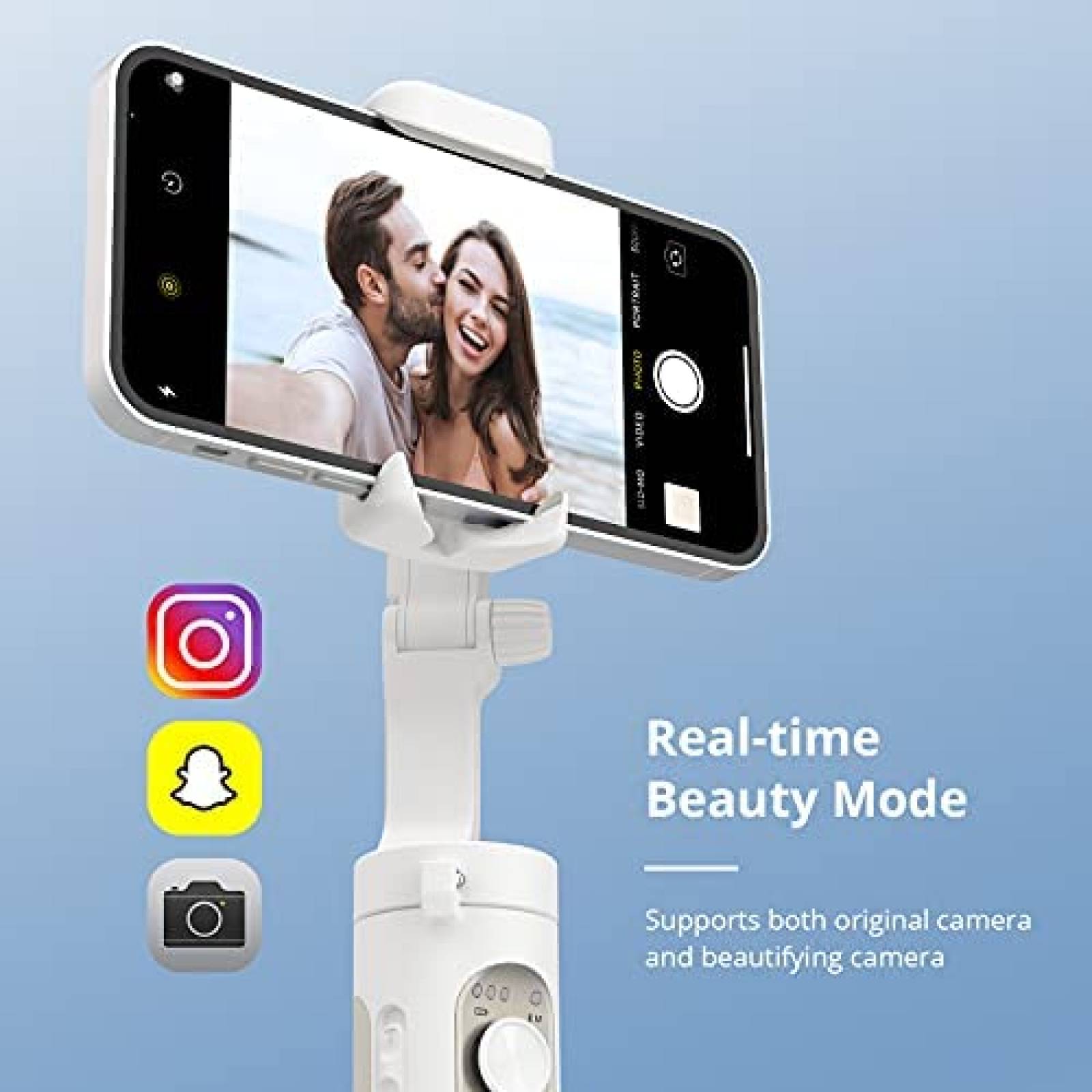 Soporte smartphone hohem iSteady X2 -White Estabilizador