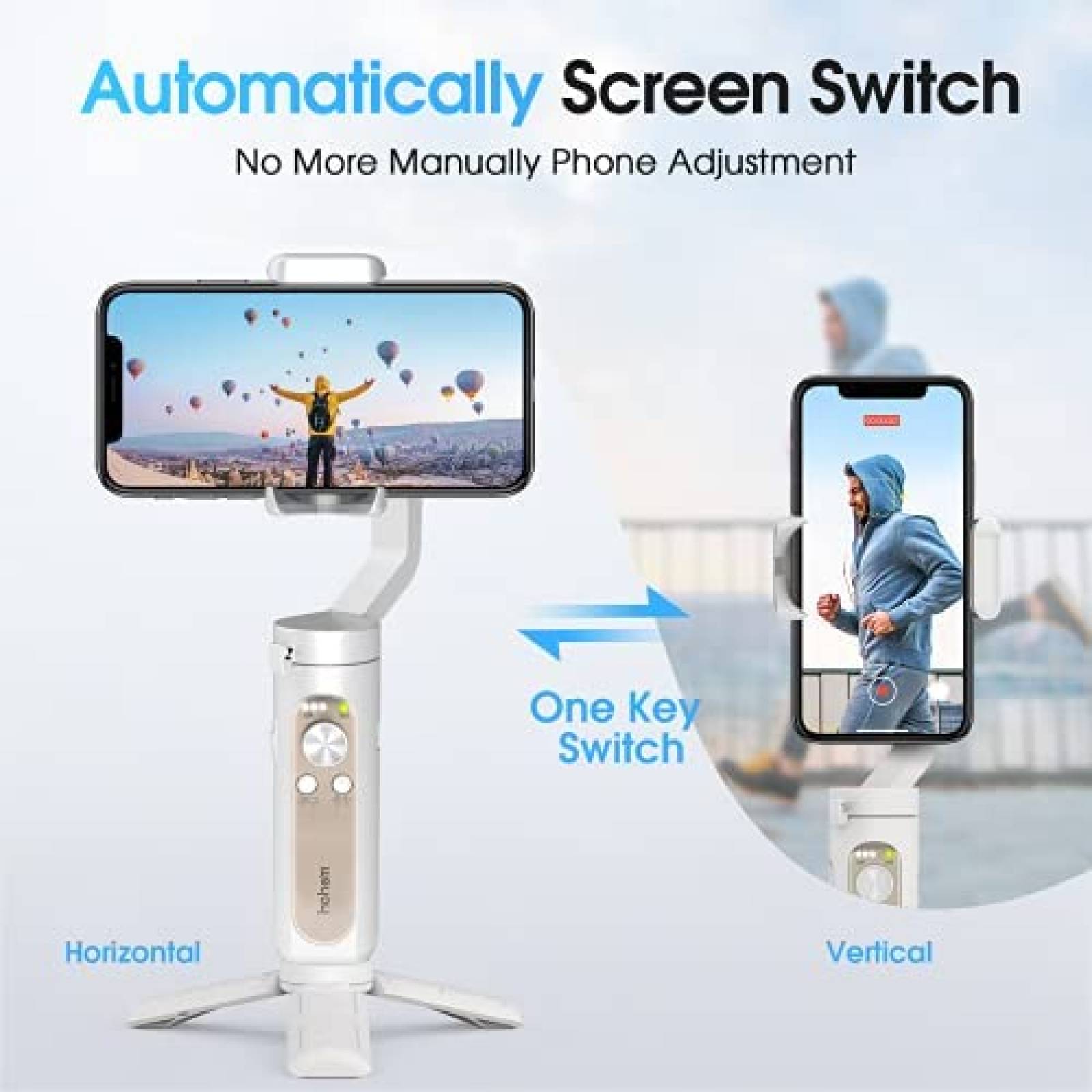 Soporte smartphone hohem iSteady X2 -White Estabilizador