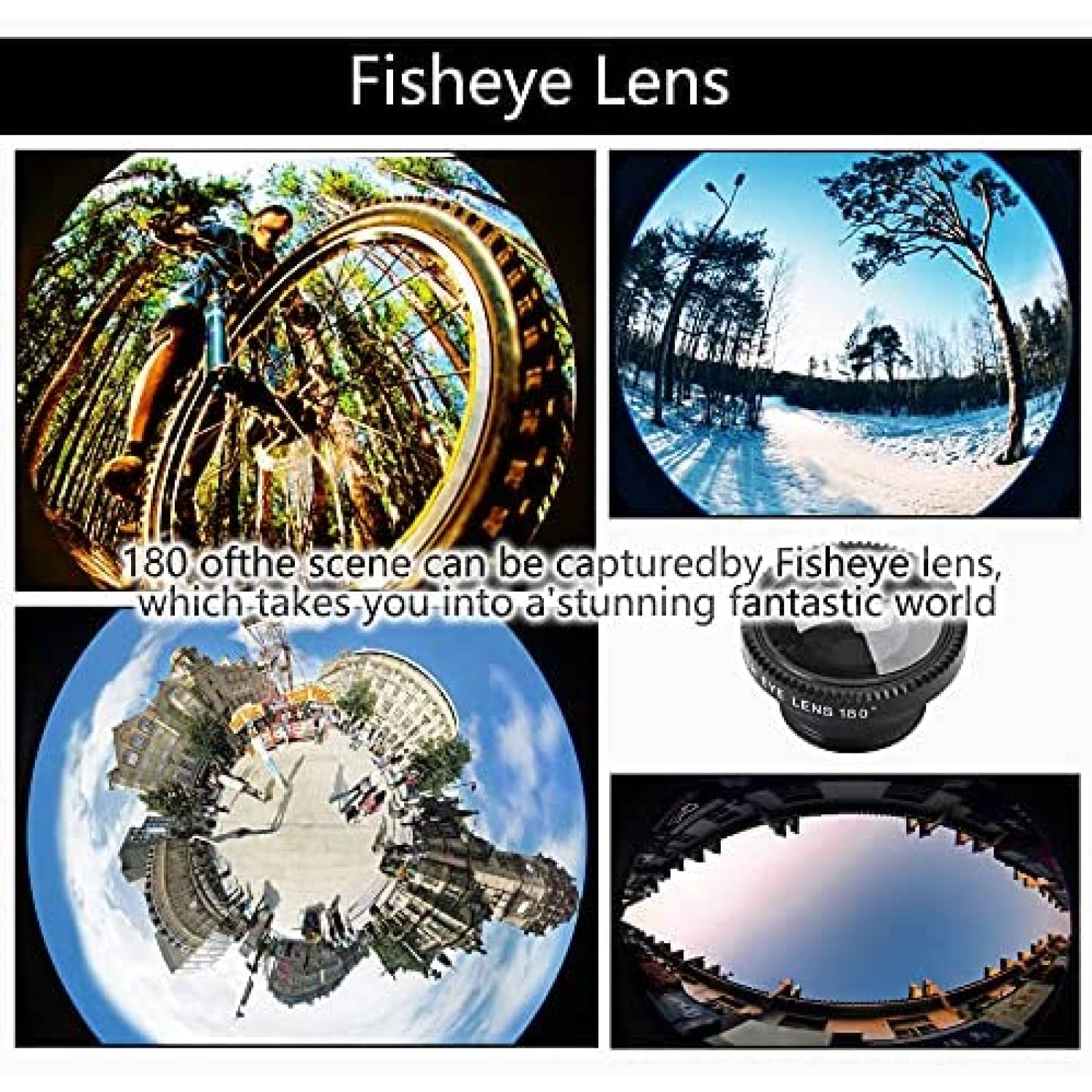 Kit Lentes para Camara de Celular YACSEJAO 3pzas con Clip