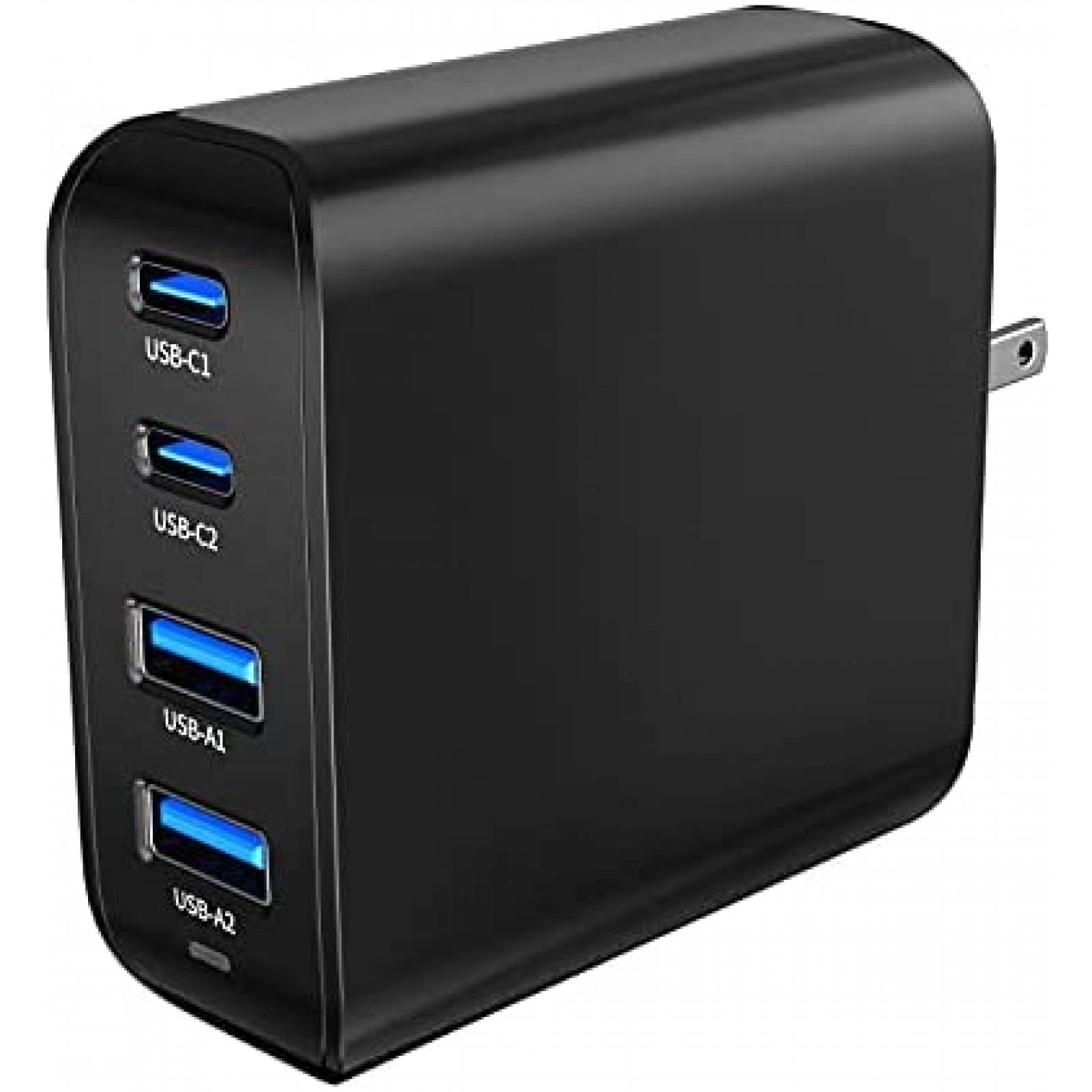 Adaptador de pared USB-C GSHLGAO 100W 4 puertos -Negro