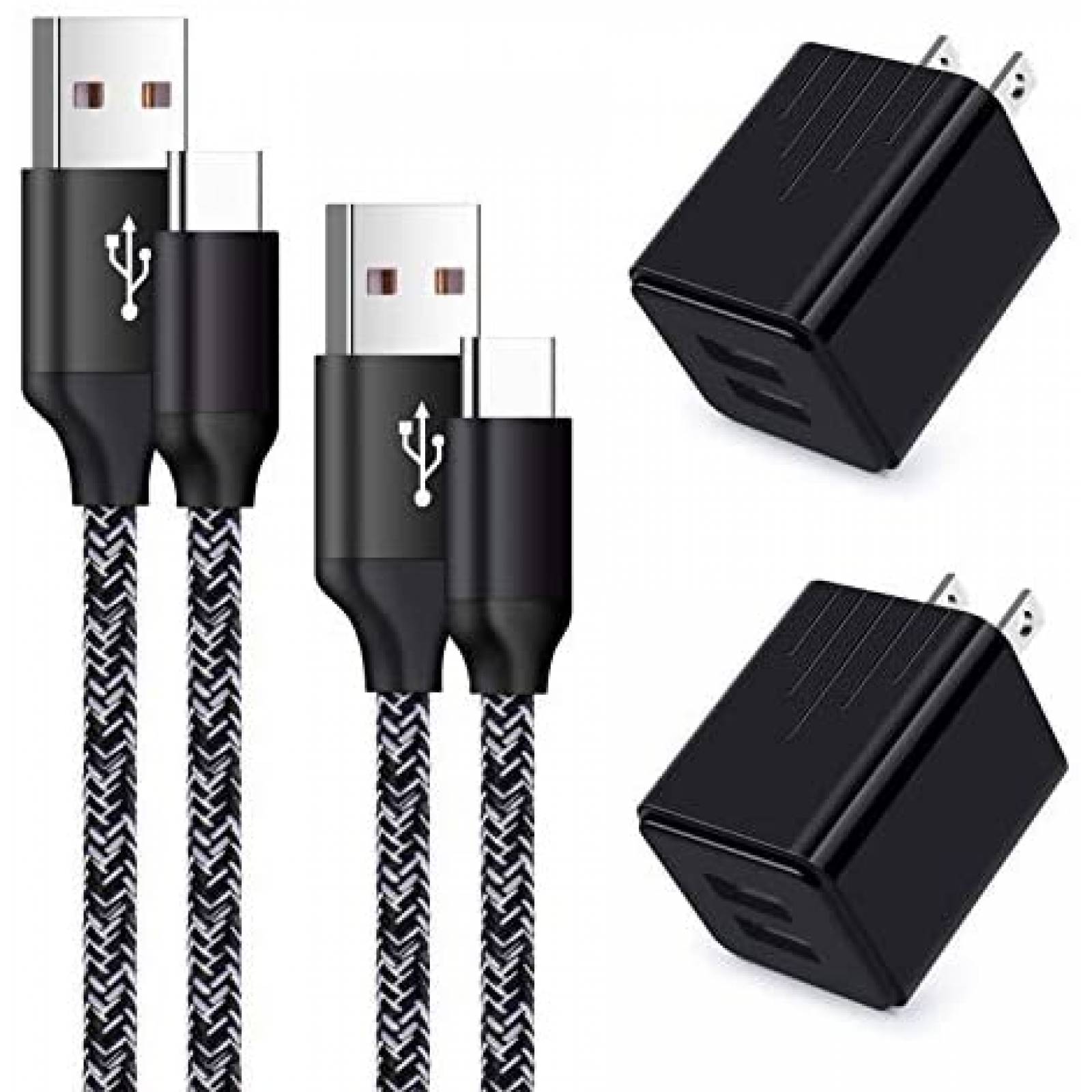 Cable Cargador de Pared REPIND de 6 Pies USB C -Negro